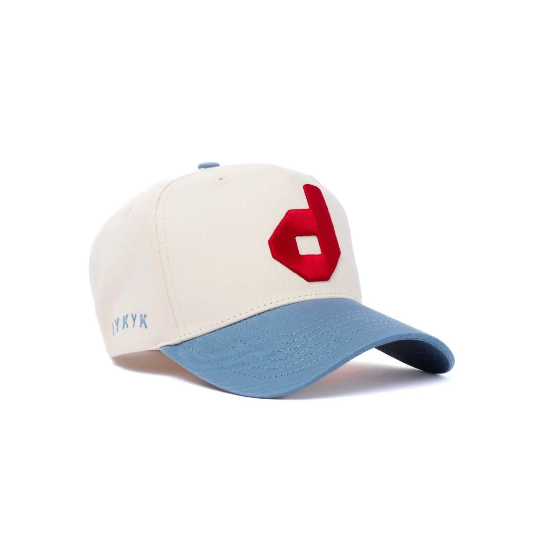 DAD Gang white & blue small d