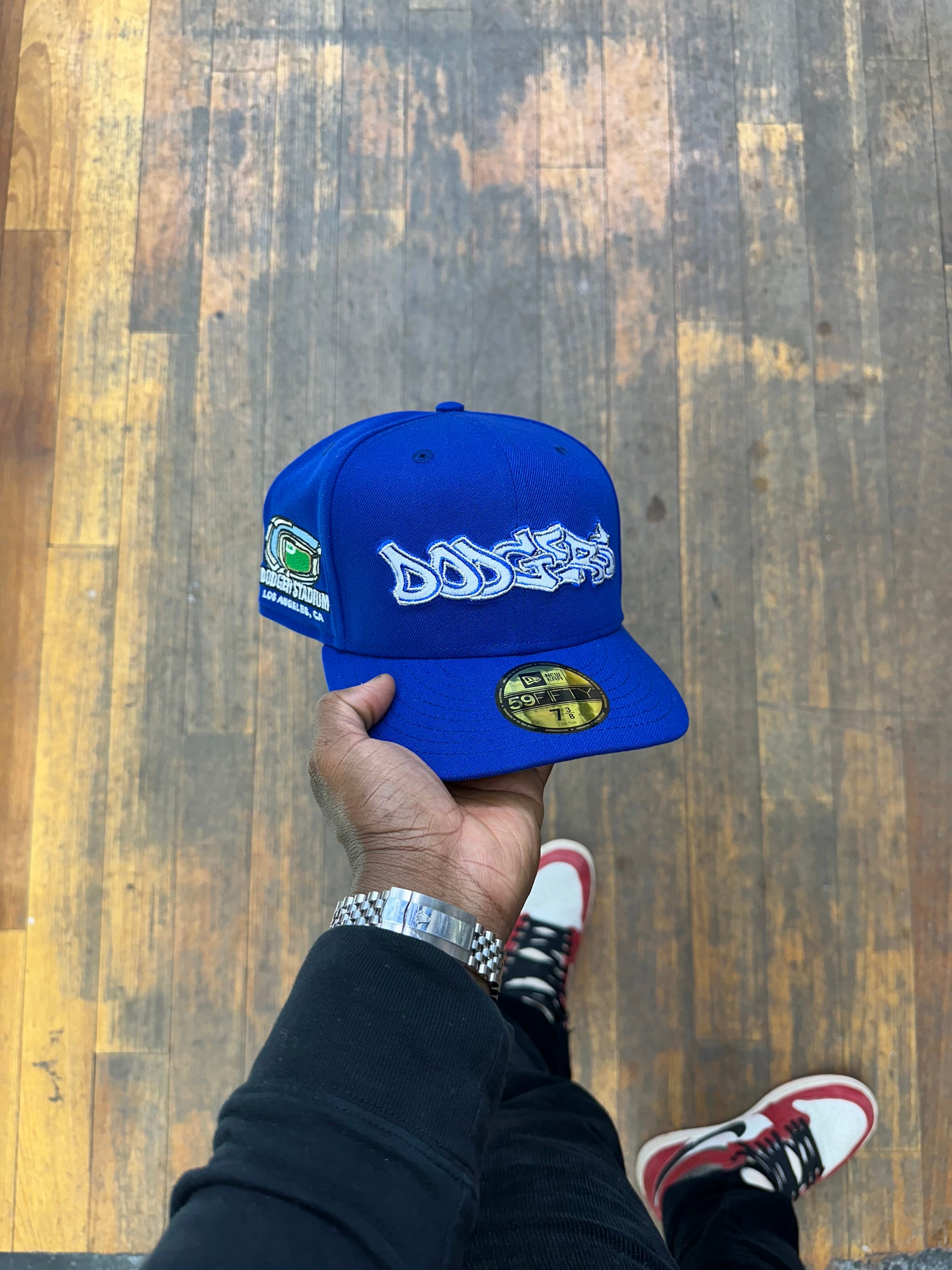 Los Angeles Dodgers Royal Blue Graffiti Logo Stadium Patch