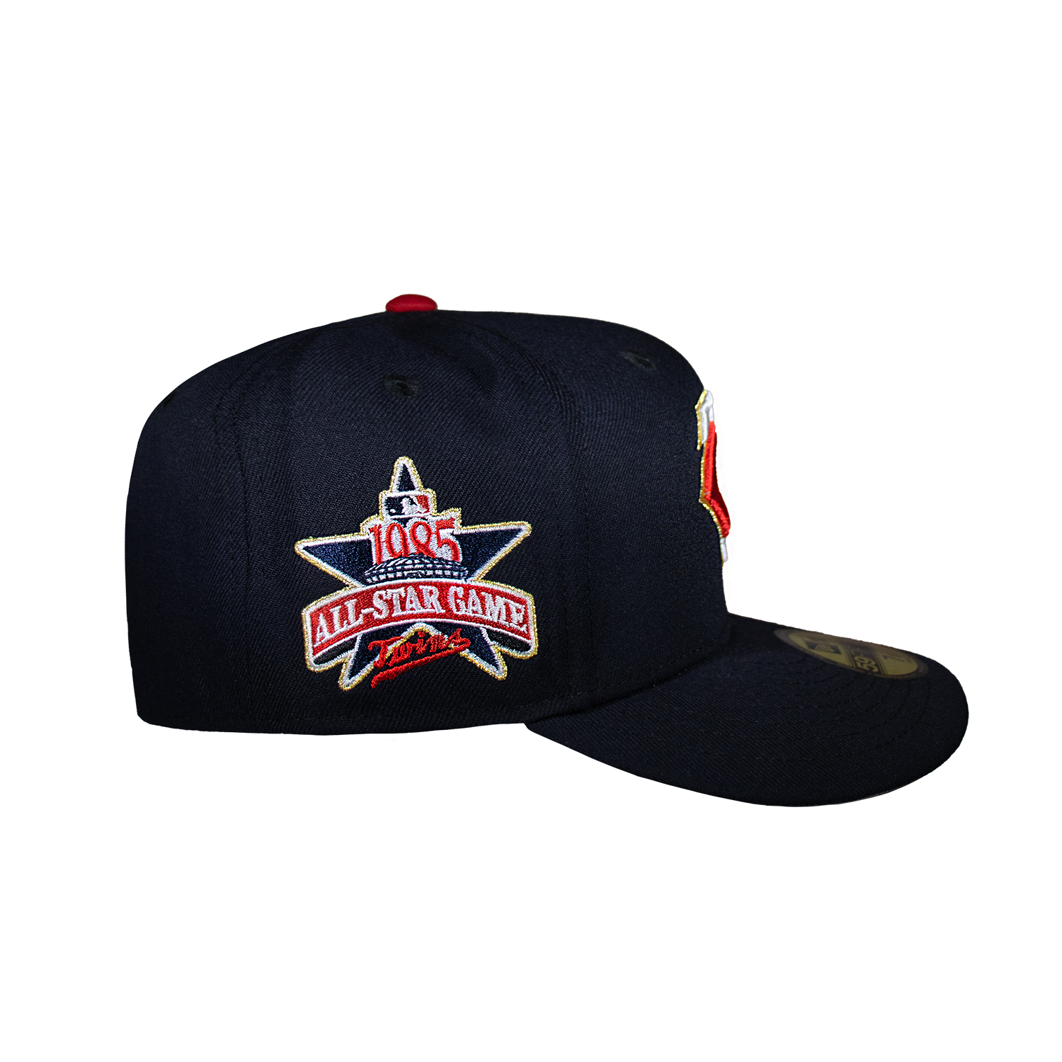 Minnesota Twins All Navy Blue "TC" Logo Gold Outline 85 ASG