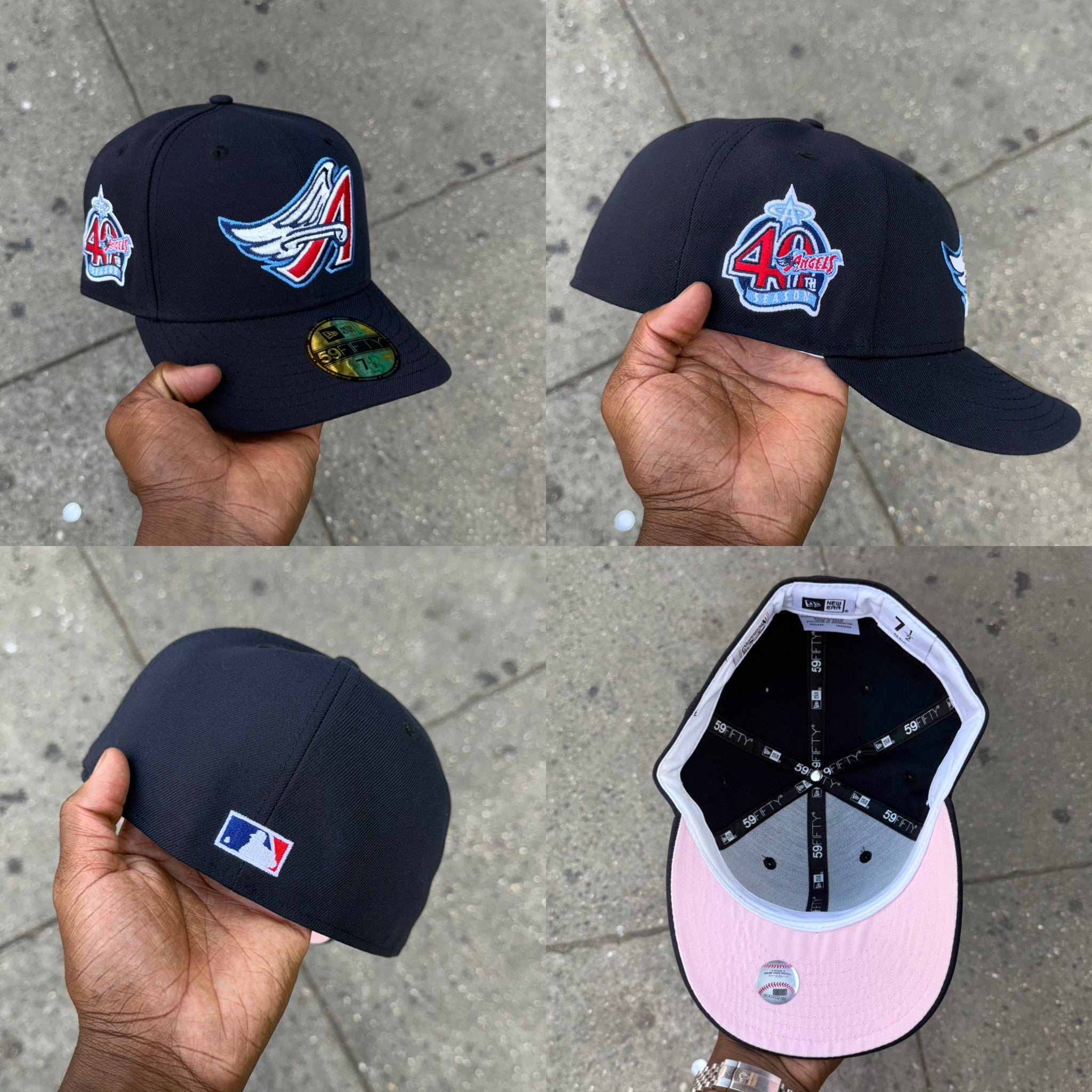 Anaheim Angels Navy Blue 40th Anniversary
