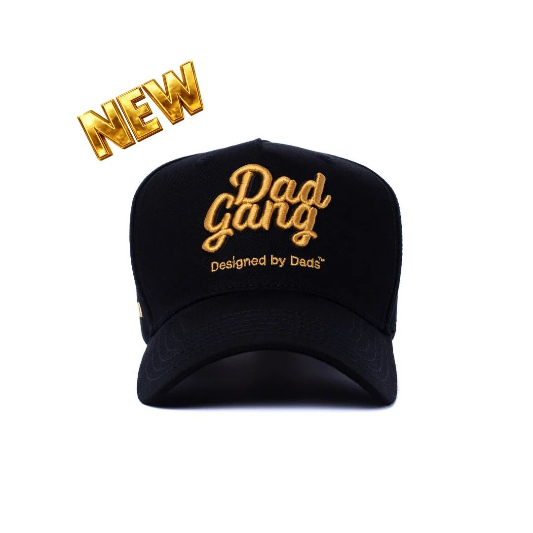 DAD Gang All black Gold Logo