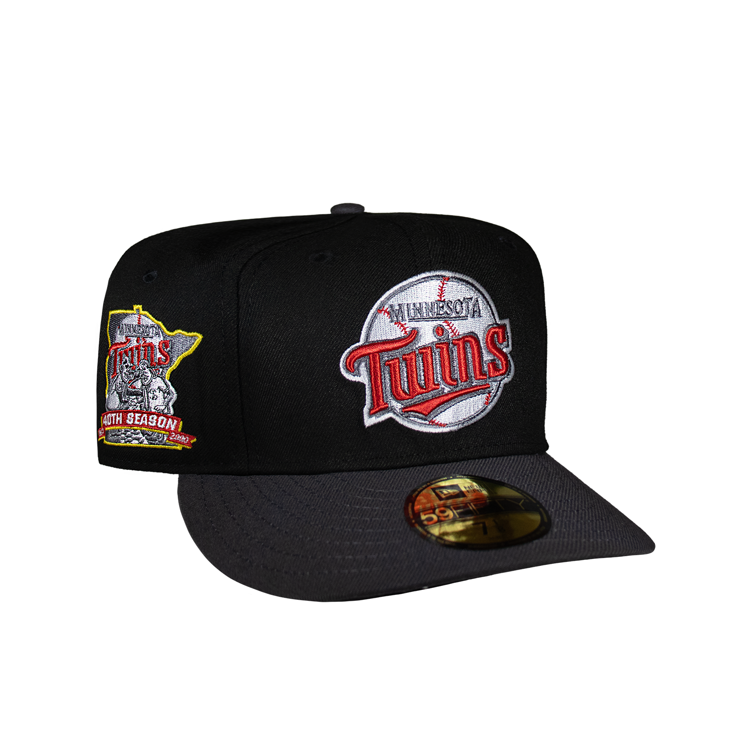 Minnesota Twins Black and Grey 40Th Anniversary