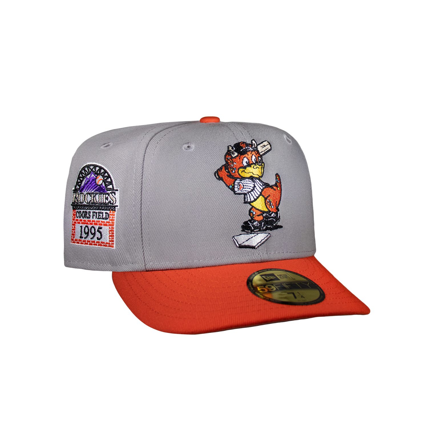 Colorado Rockies Mascot Grey And Orange 1995 Coors Field