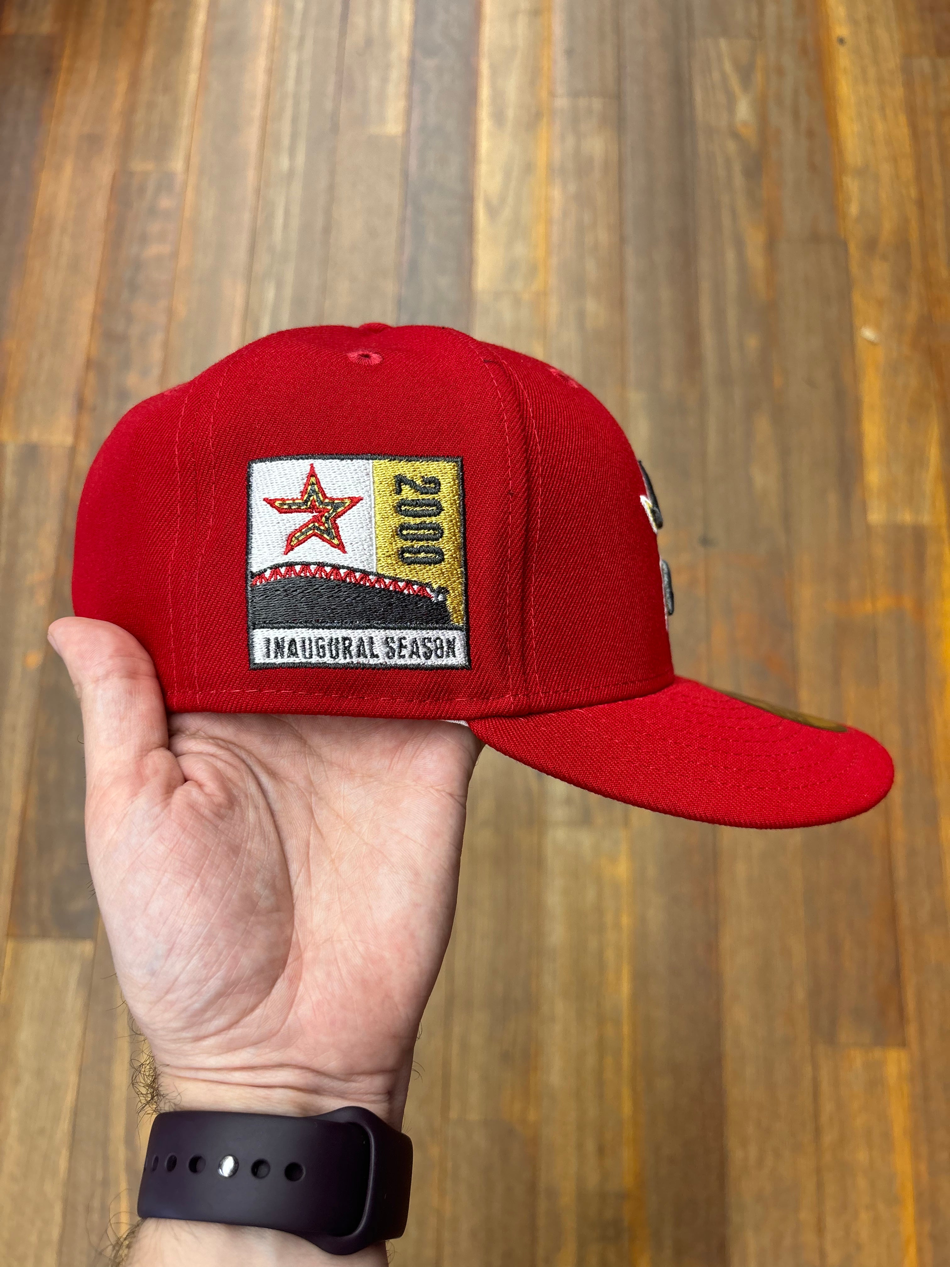 Houston Astros All Red Silver Star 2000 Inaugural