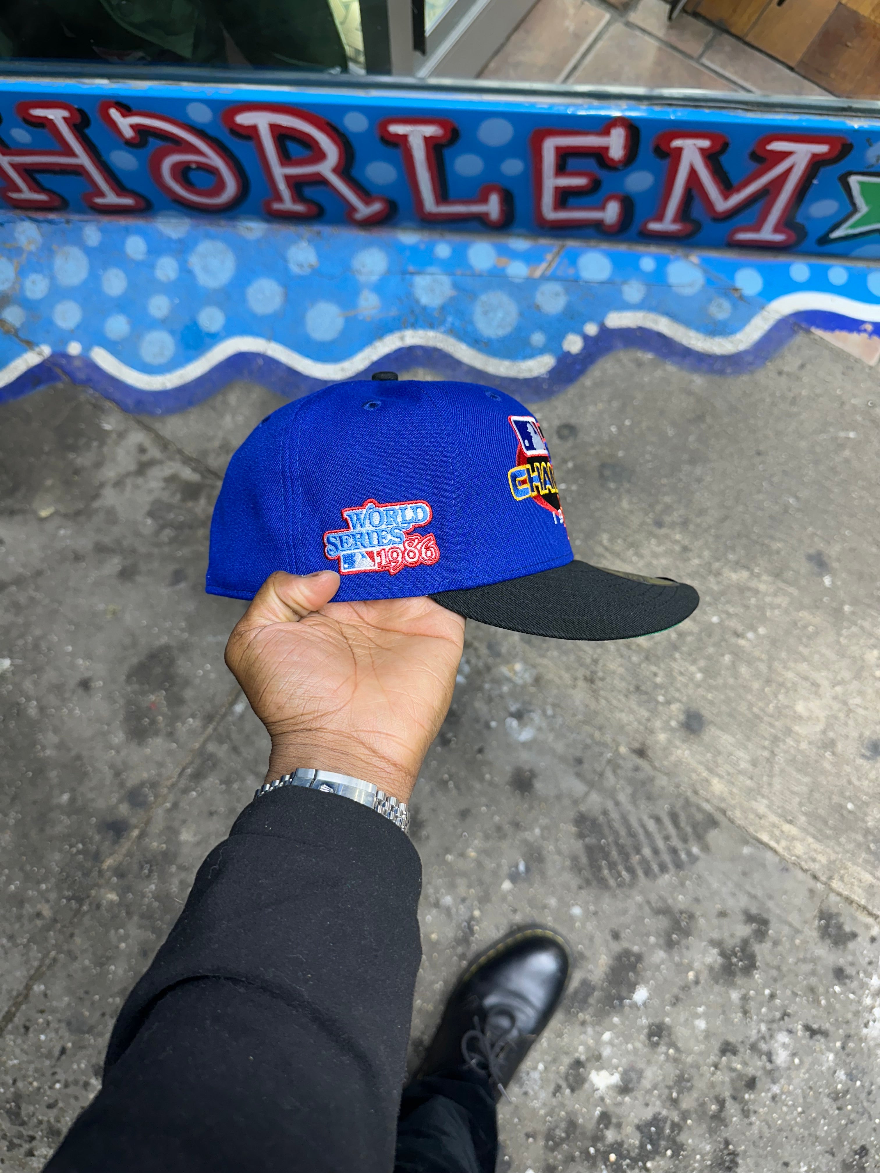 New York Mets World Champions 1986 Royal and Black