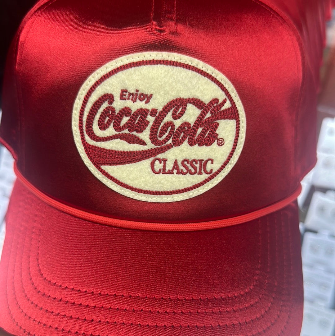 Coca Cola Satin Snap Back