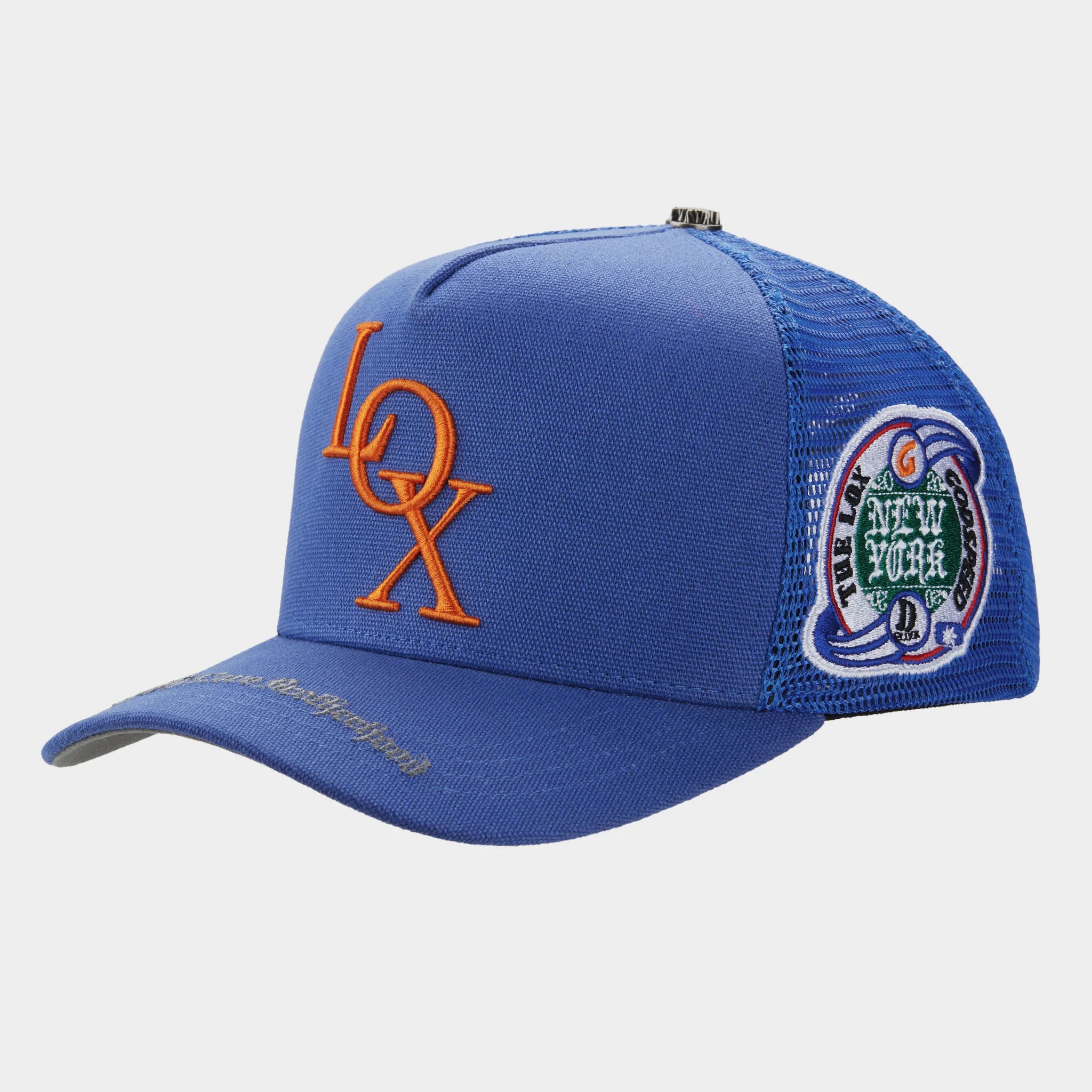 GODSPEED LOX TRUCKER ALL BLUE ORANGE LOGO