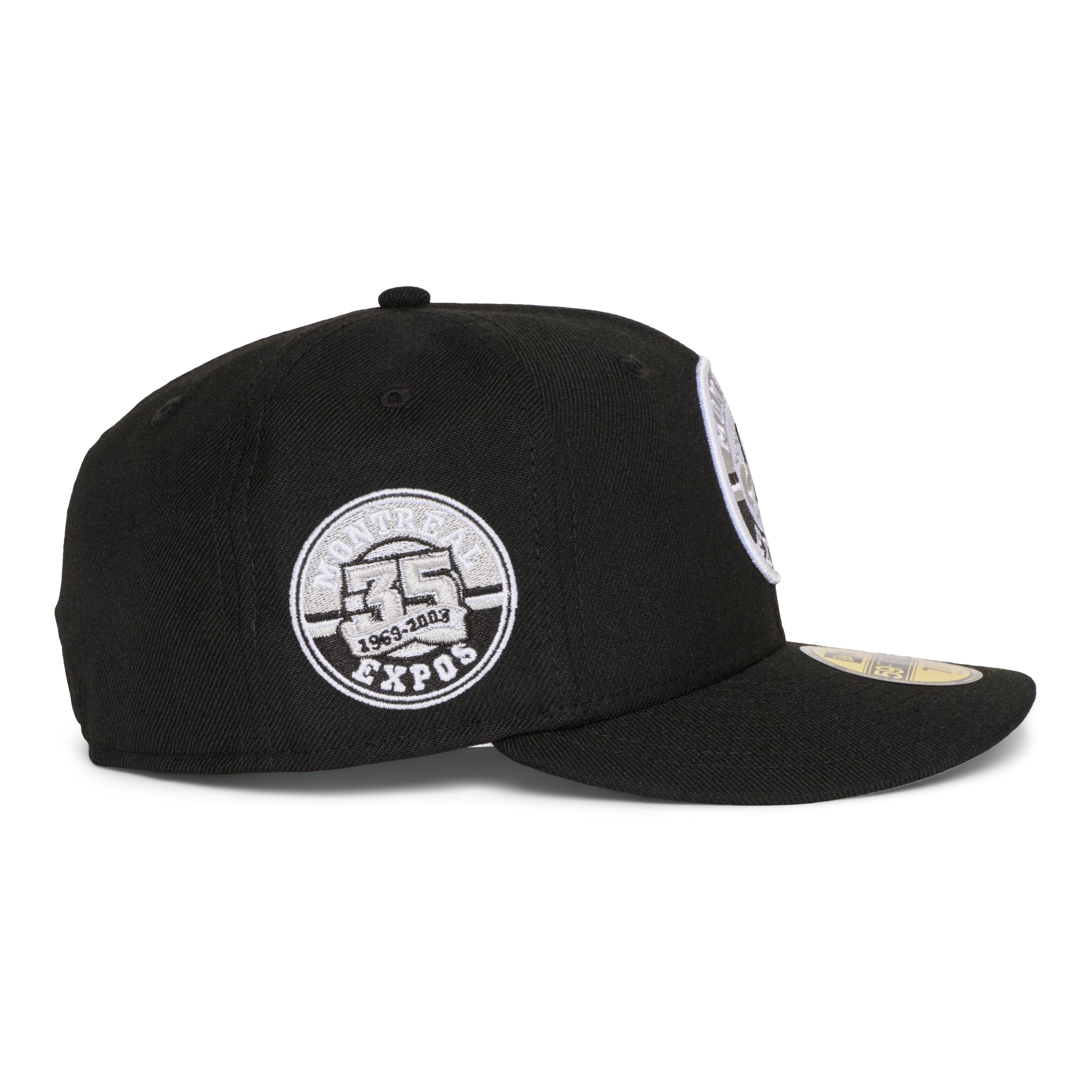 Montreal Expos All Black White Grey Logo 35 Years