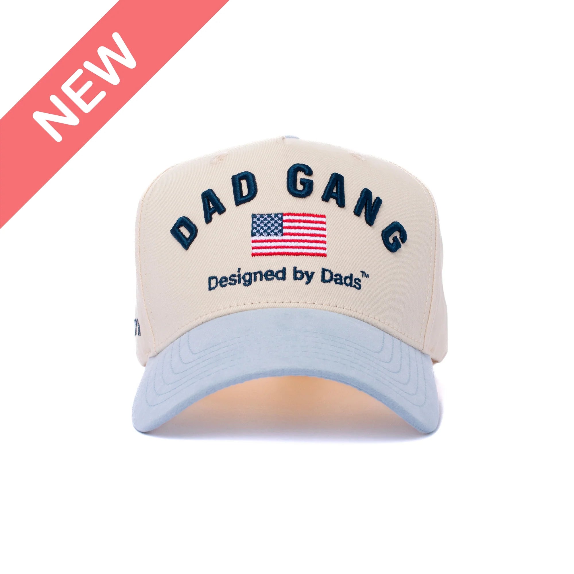 DAD Gang white blue American flag