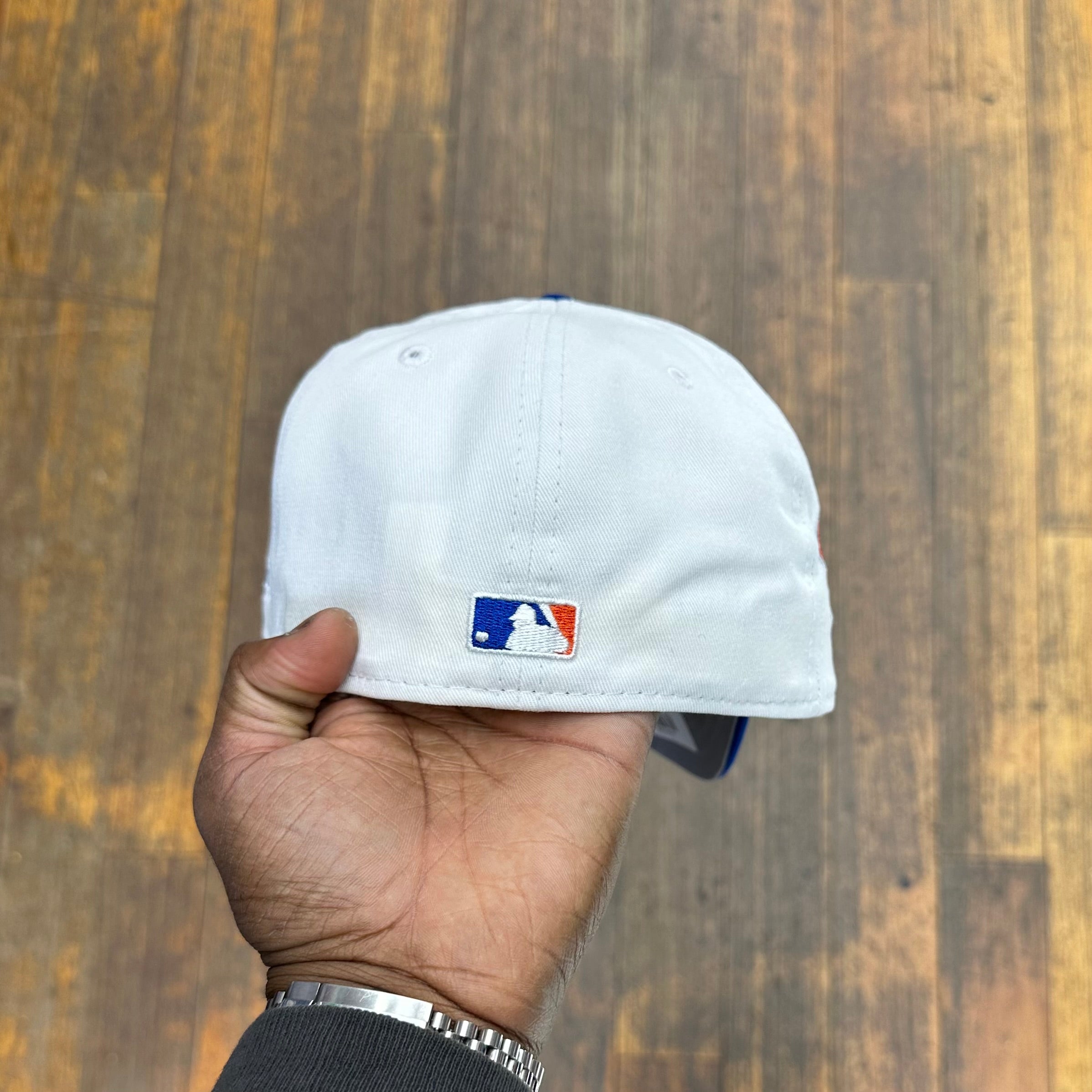 New York Mets White & Royal Blue 5950 Fitted 60th