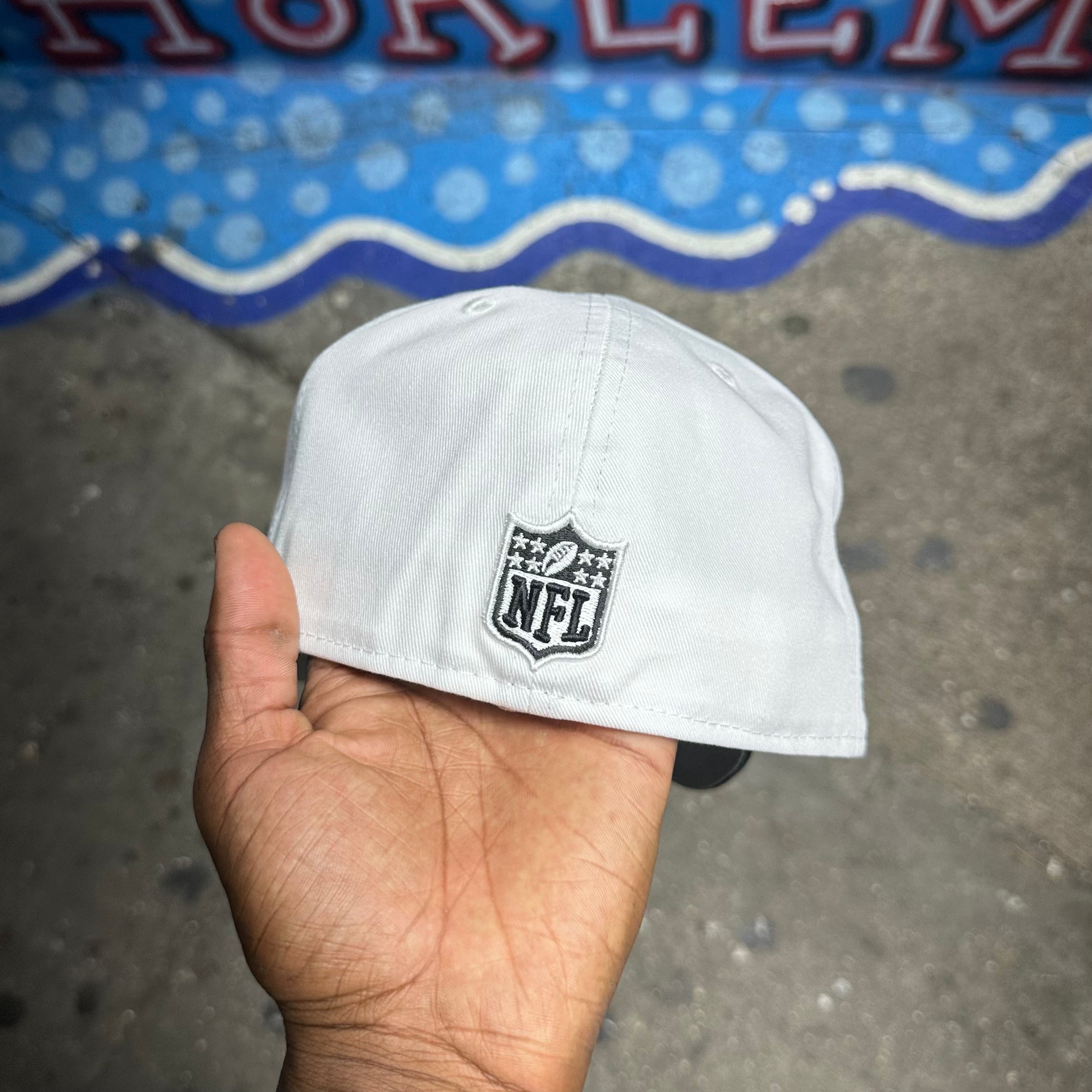 Las Vegas Raiders White & Black 5950 Fitteds XVIII