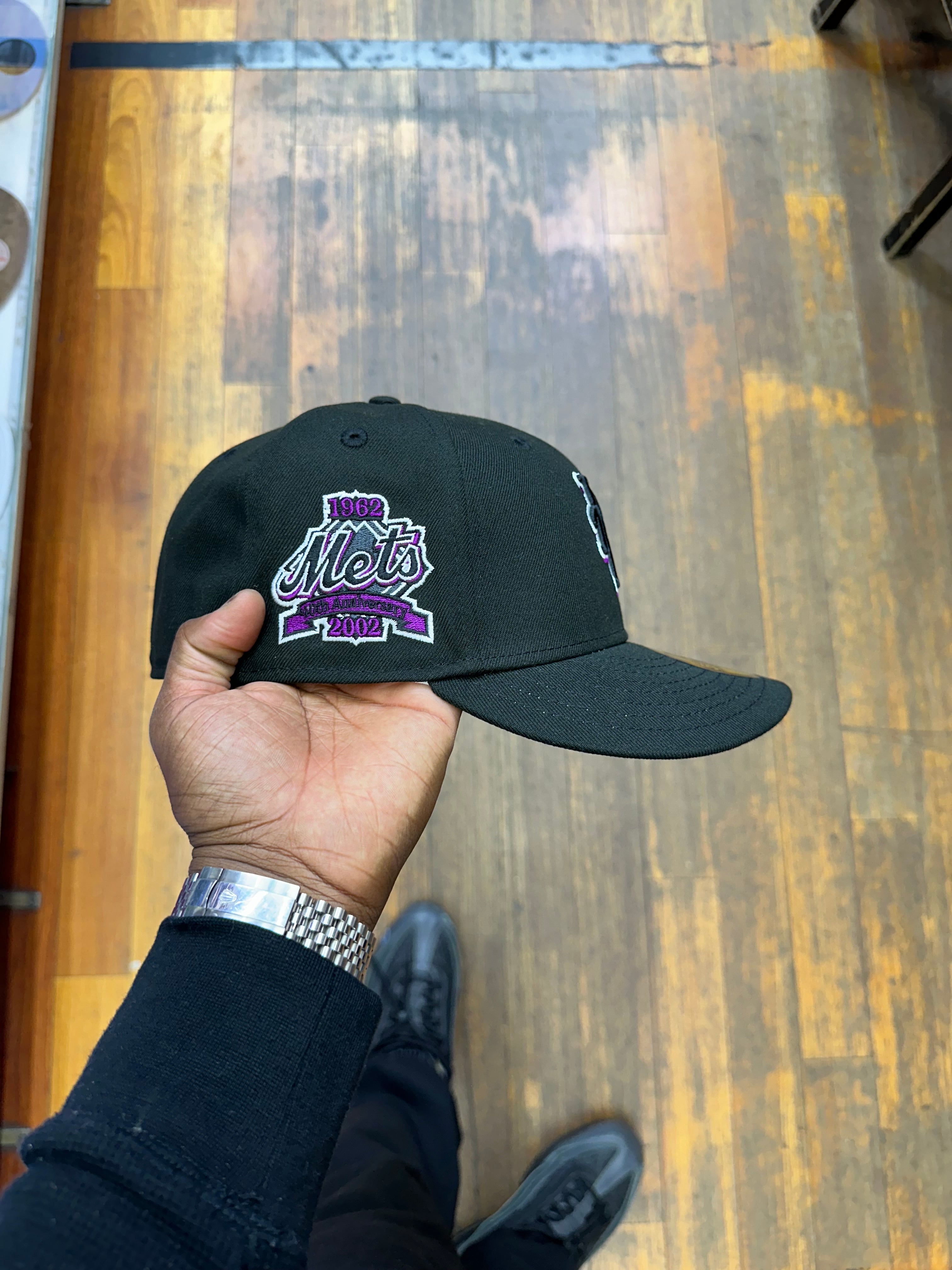 New York Mets All Black City Connect " Purple Outline" 40Th