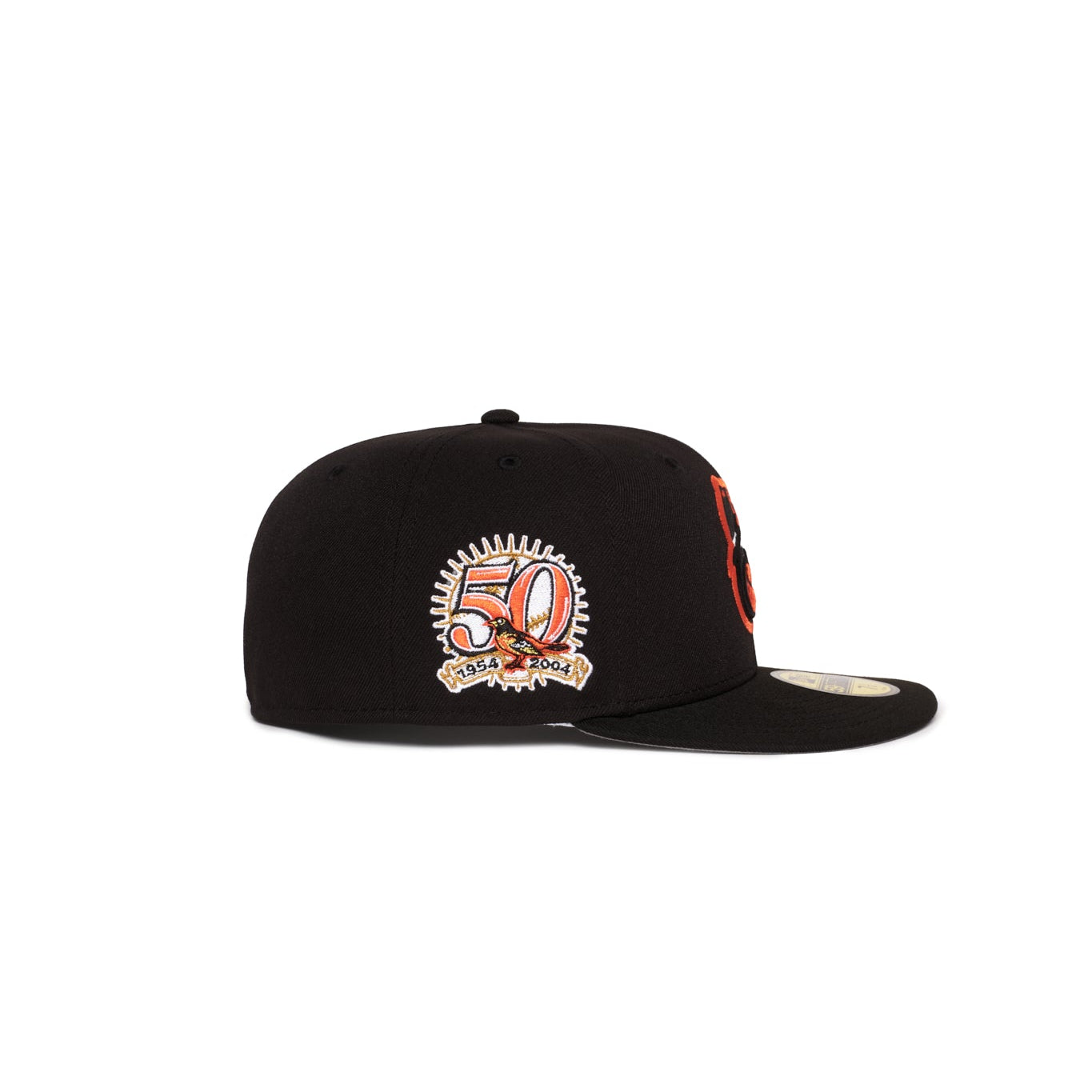 Baltimore Orioles All Black Cartoon Bird 50Th Anniversary