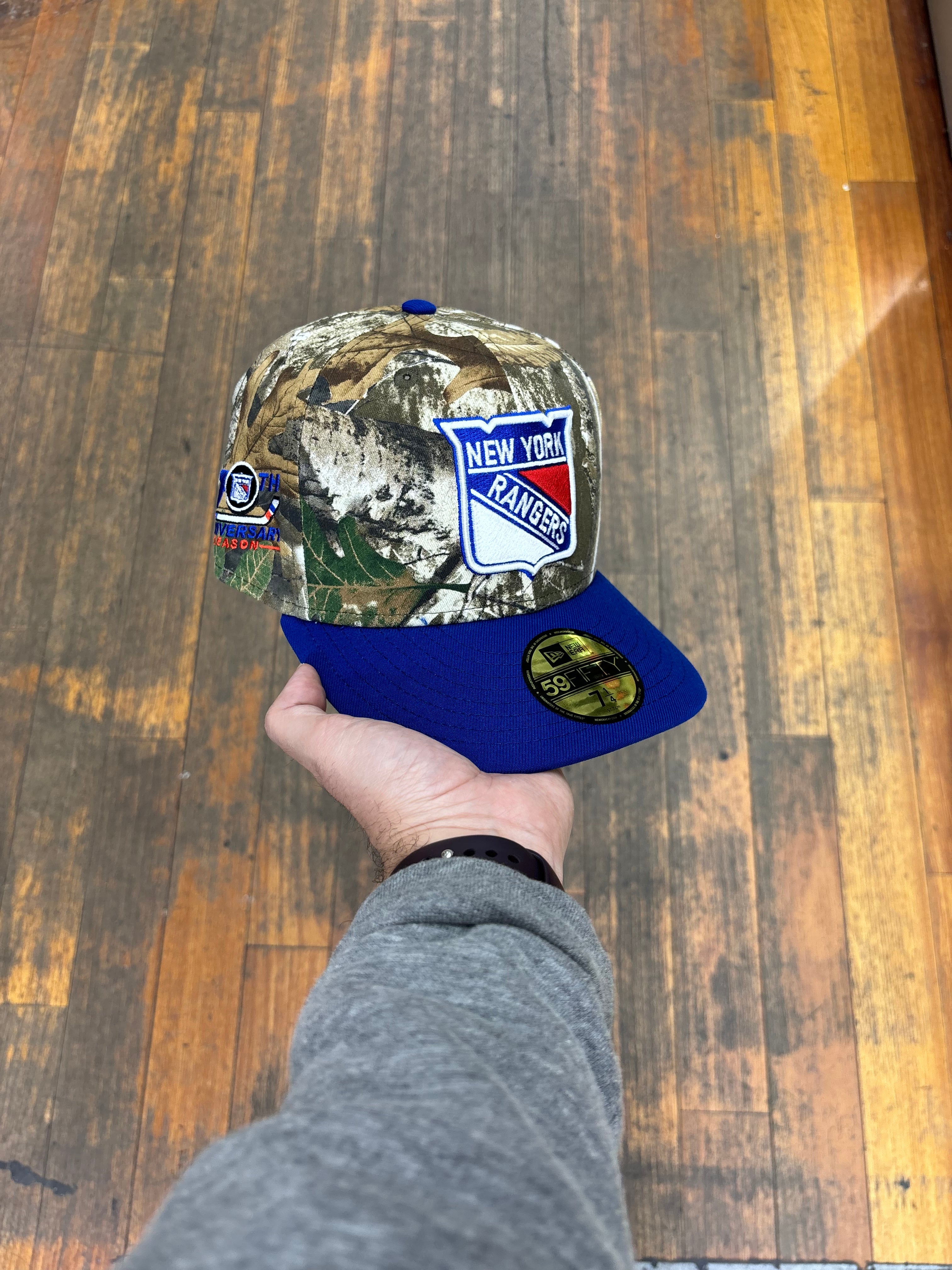 New York Rangers Real Tree and Royal Blue 10Th Seasons