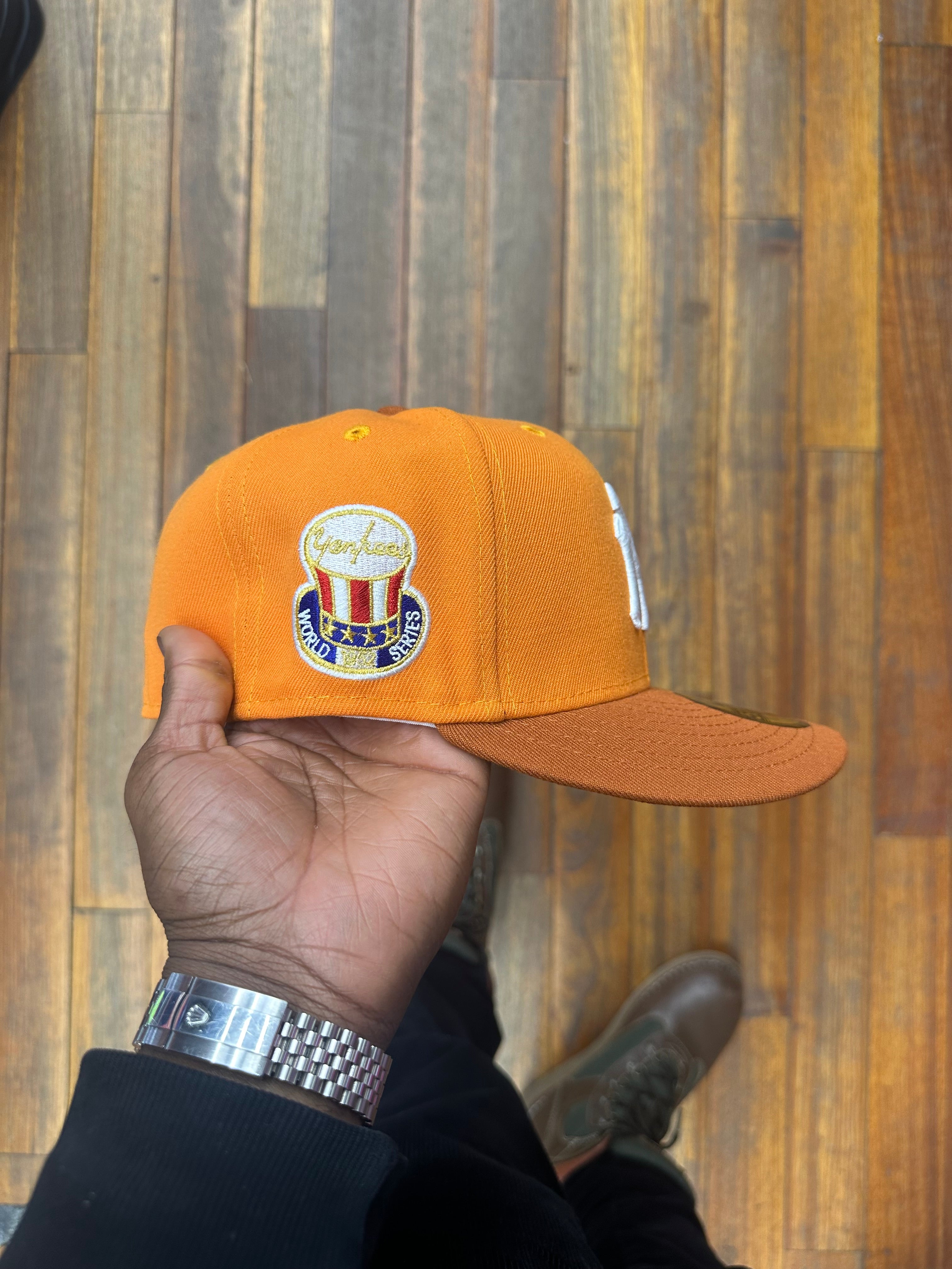 New York Yankees Orange and Dark Orange 2 tone 1952 World Series