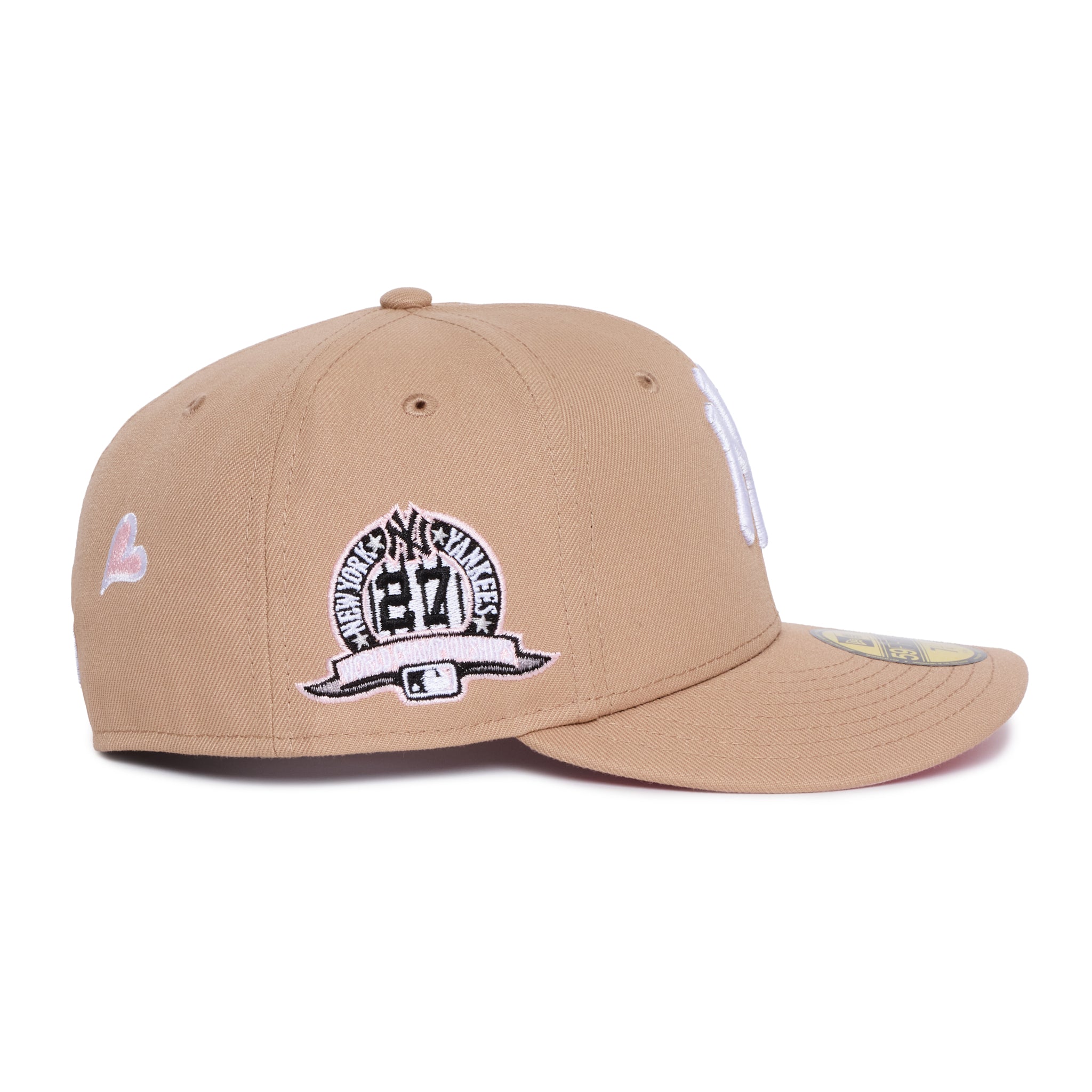 New York Yankees Camel Pink Heart  27x Champs Pink uv