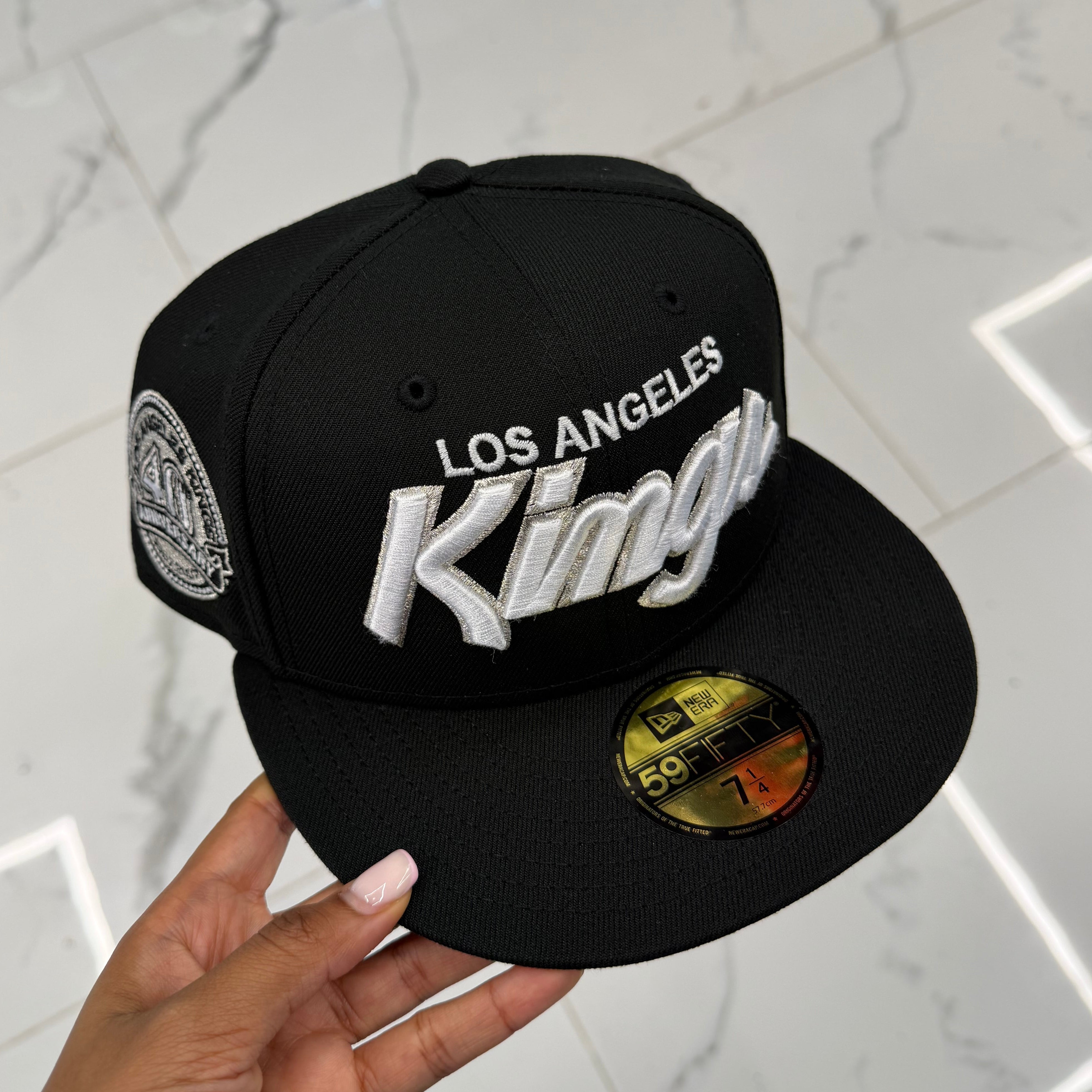 Los Angeles Kings All Black Grey uv 40th Anniversary