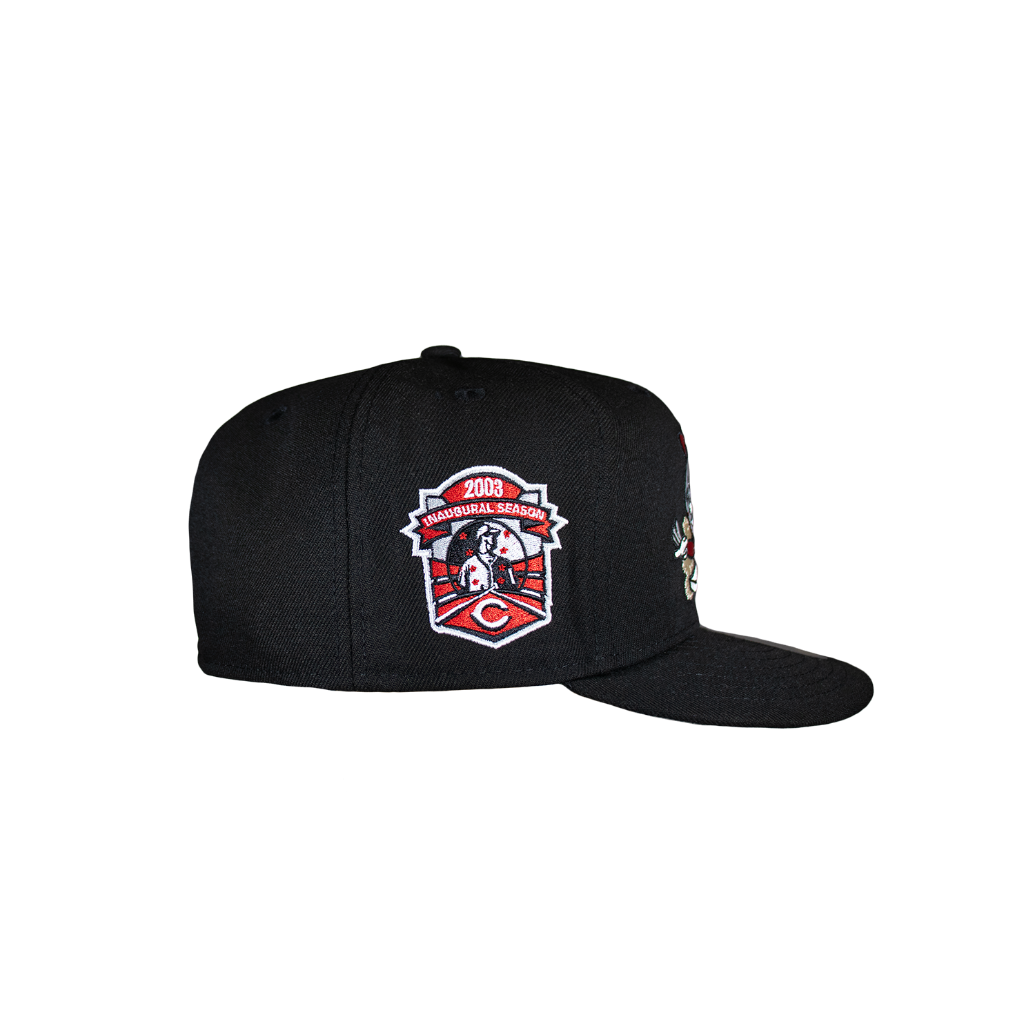 Cincinnati Reds All Black w/ Mascot 2003 Inaugural