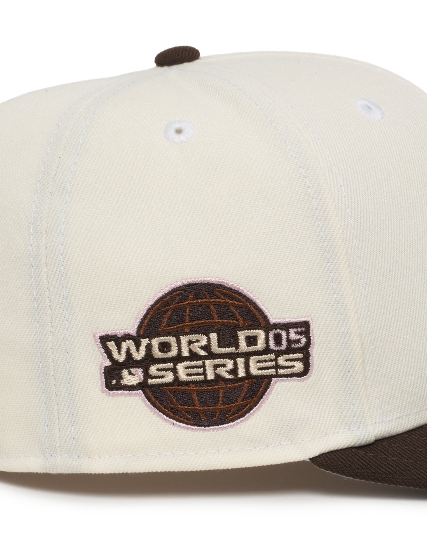 Houston Astros Creme and Brown 3D Neapolitan Star logo 2005 World Series