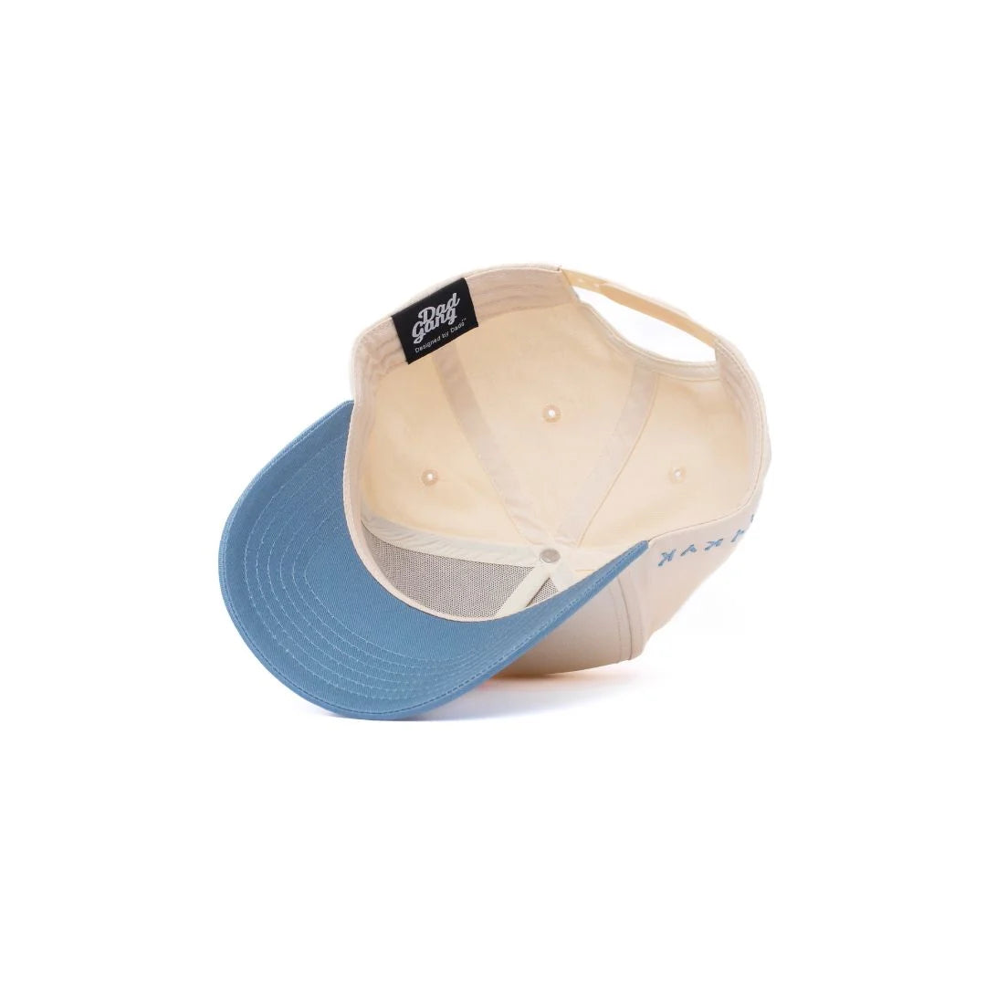 DAD Gang white & blue small d