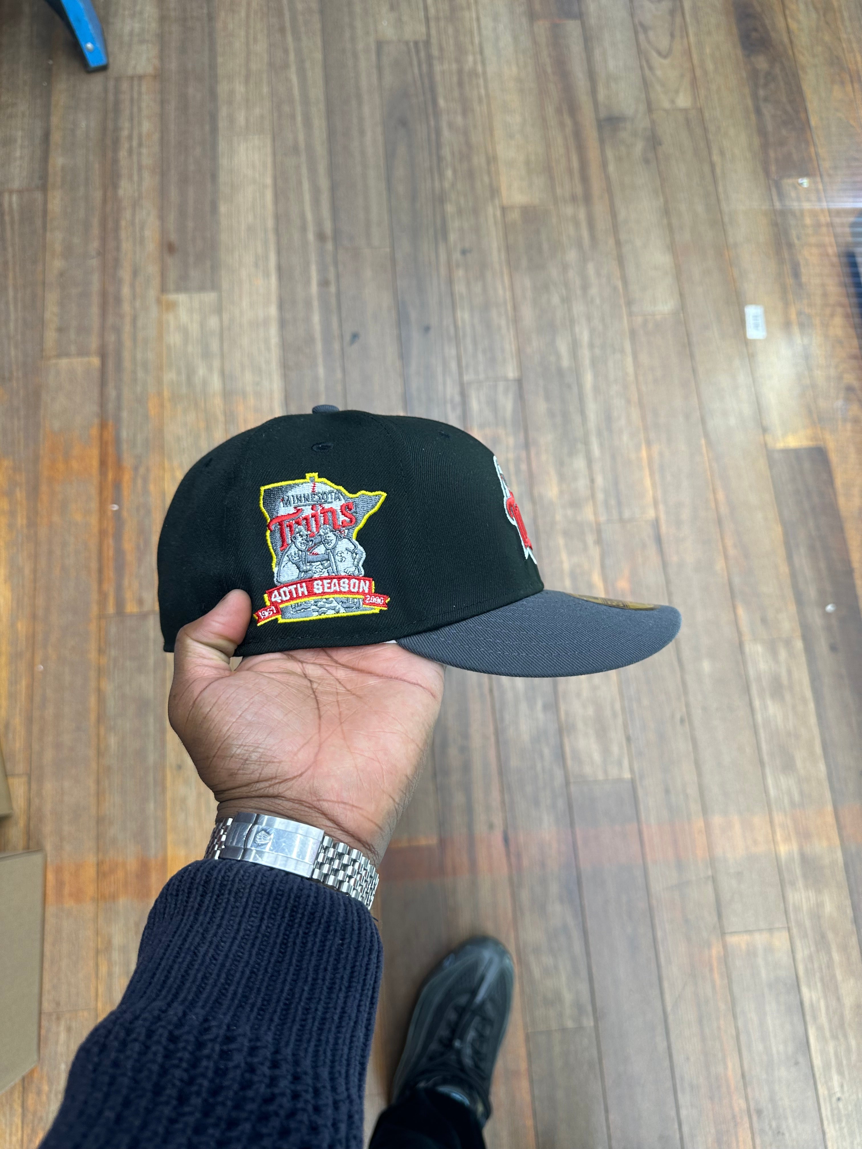 Minnesota Twins Black and Grey 40Th Anniversary