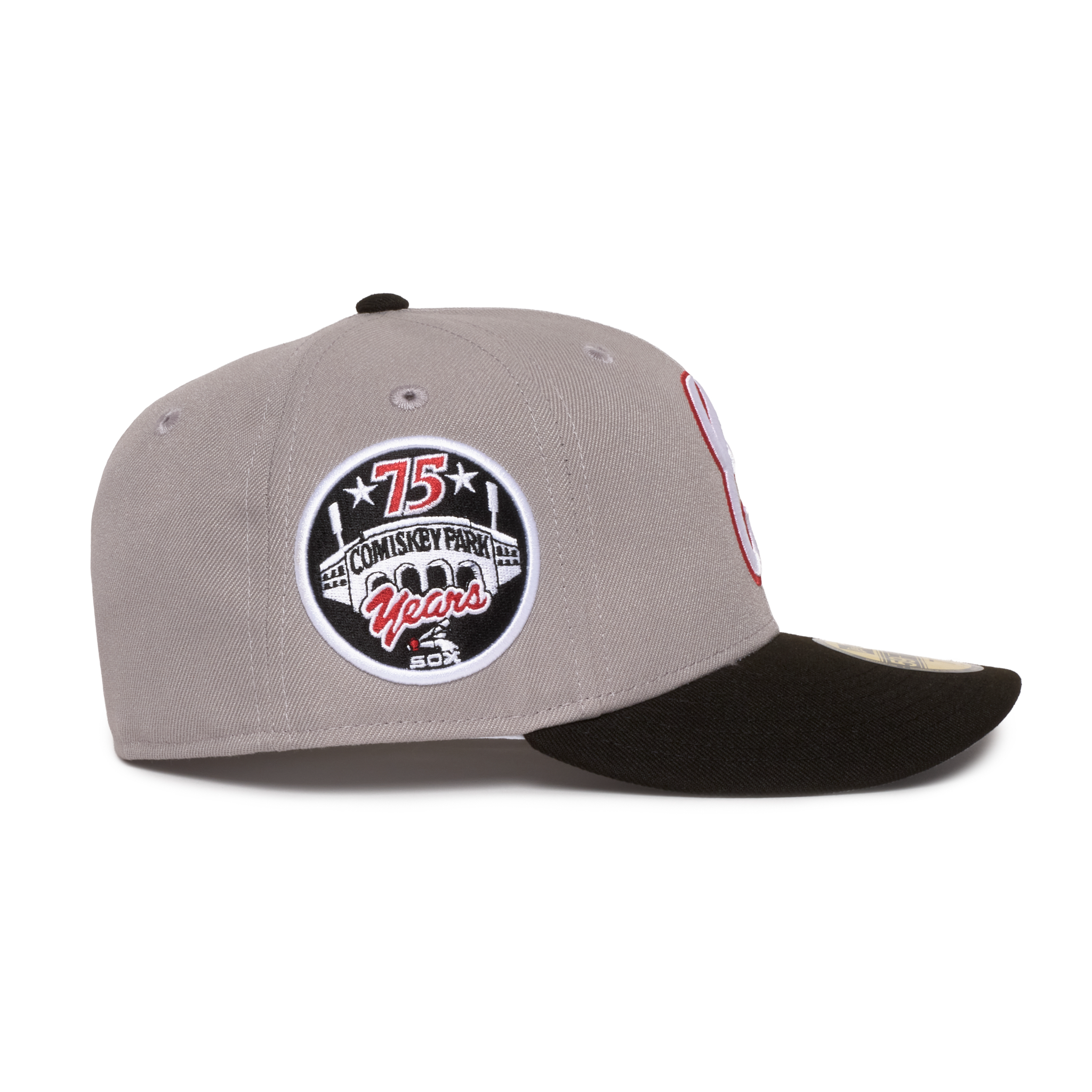 Chicago White Sox Grey and Black "C" Logo 75 Years