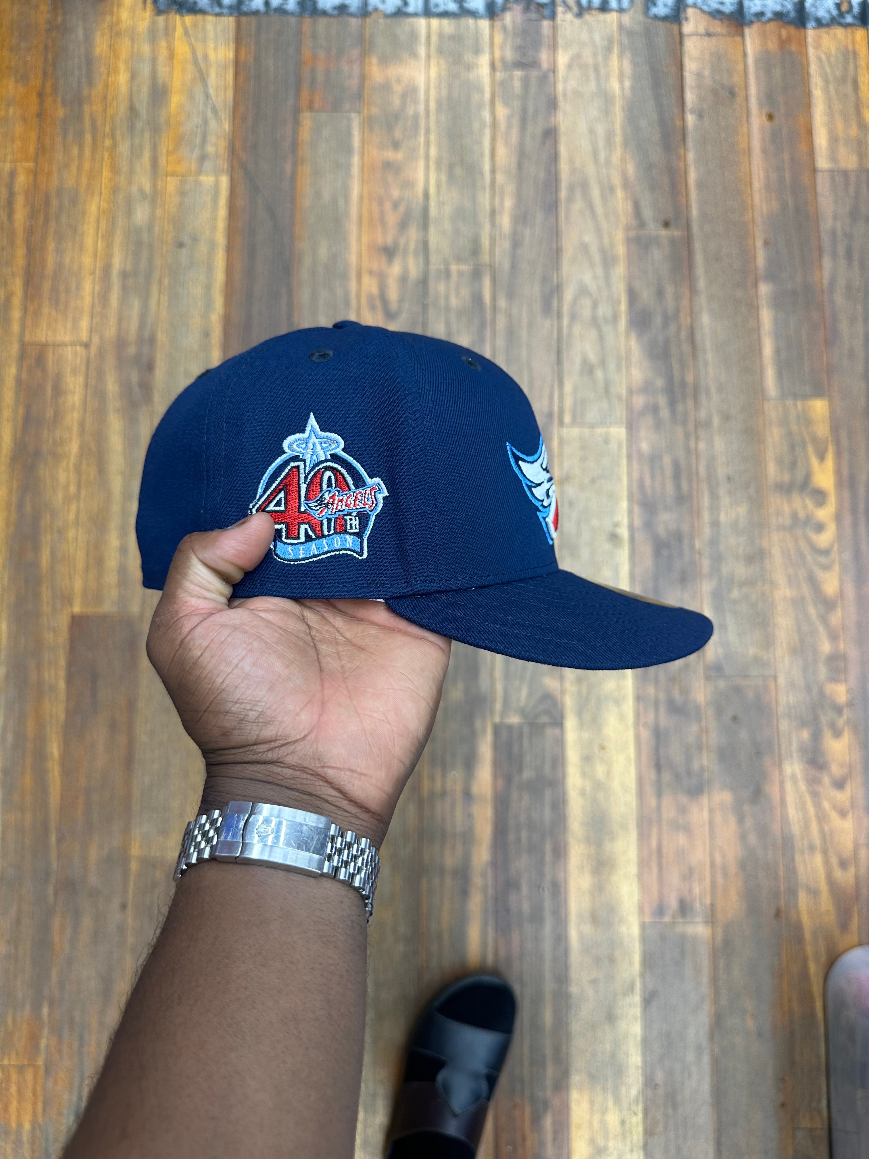 Anaheim Angels All Oceanside Blue 40Th Anniversary