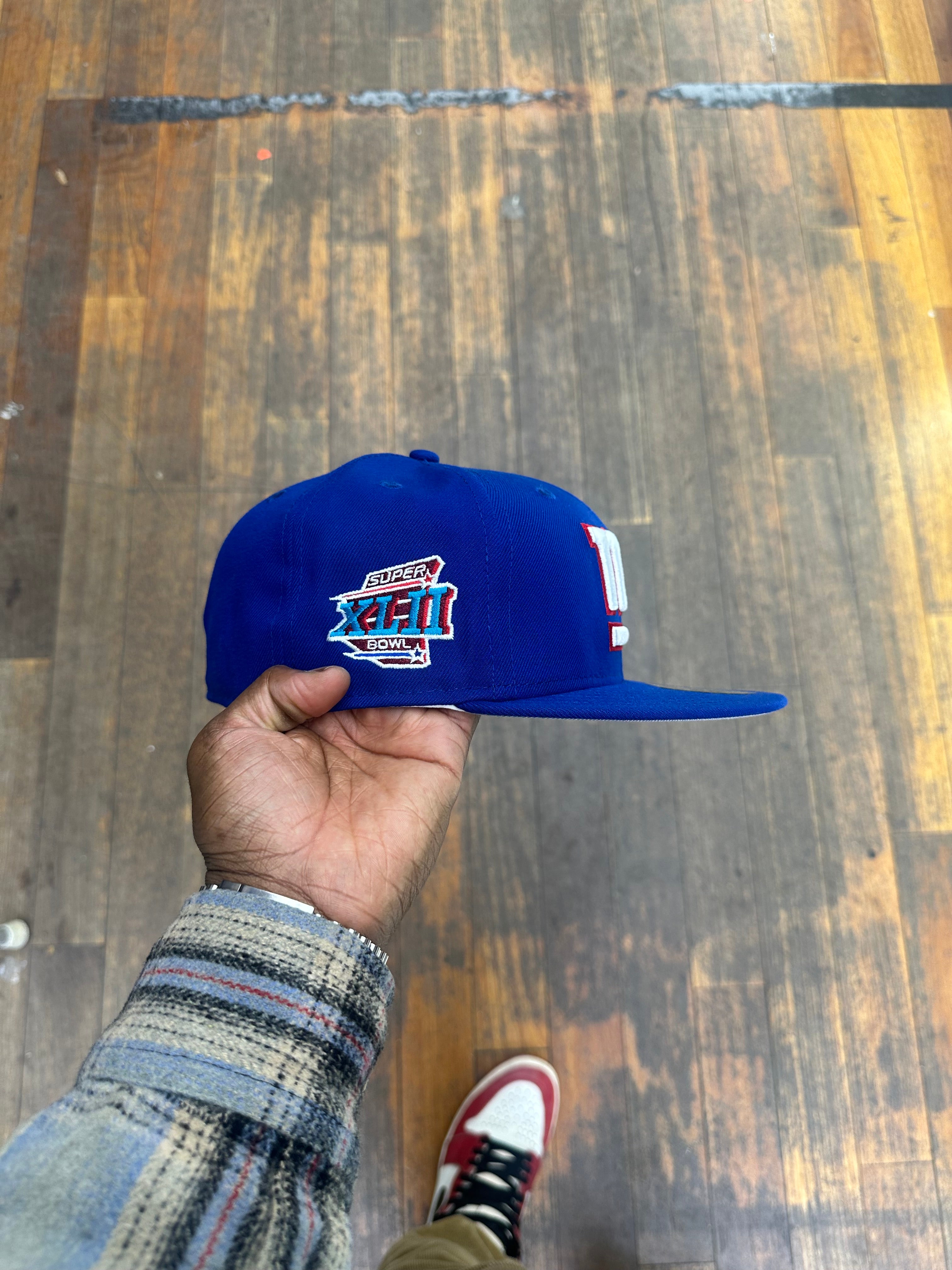 New York Giants All Royal Blue XLII Fitted