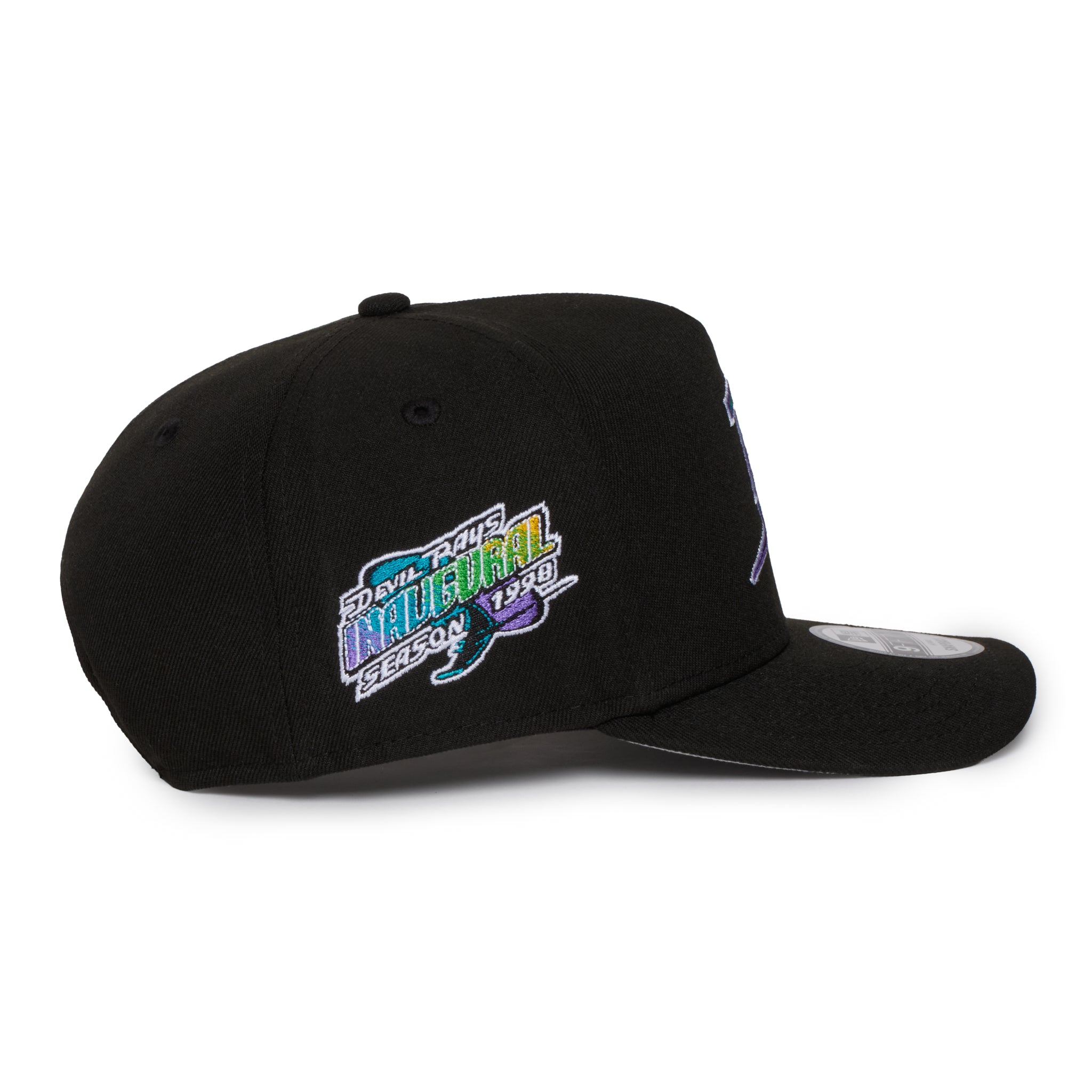Tampa Bay Rays Black 950 AFrame 98 Inag. Snap Back
