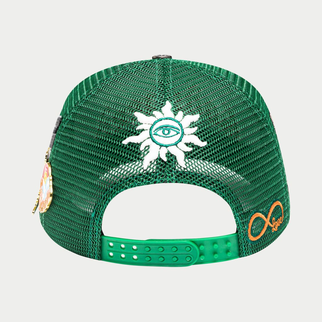 GODSPEED Forever All Green-Red Trucker Hat