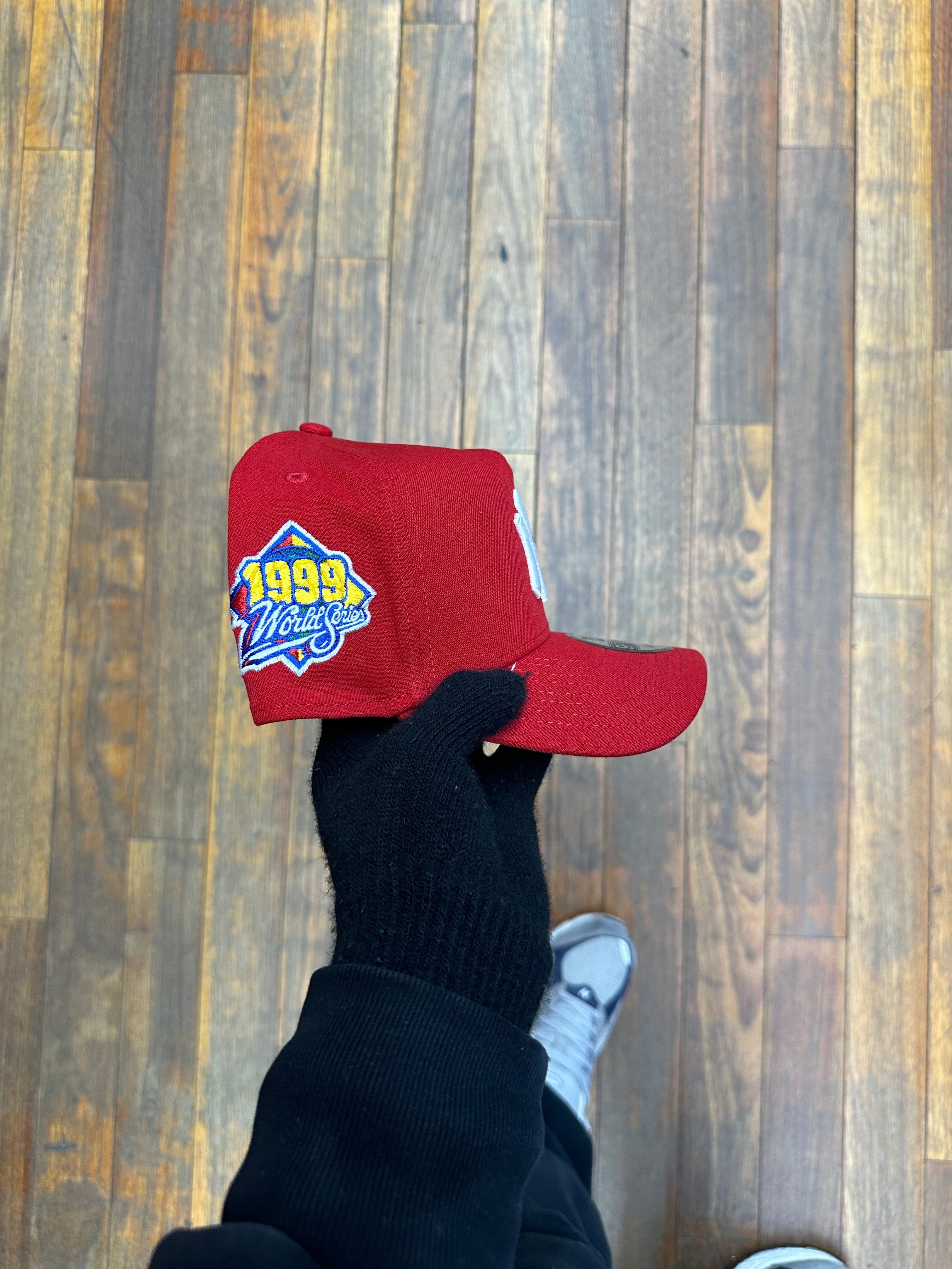 New York Yankees All Red 940 A-Frame Snap Back 1999 World Series