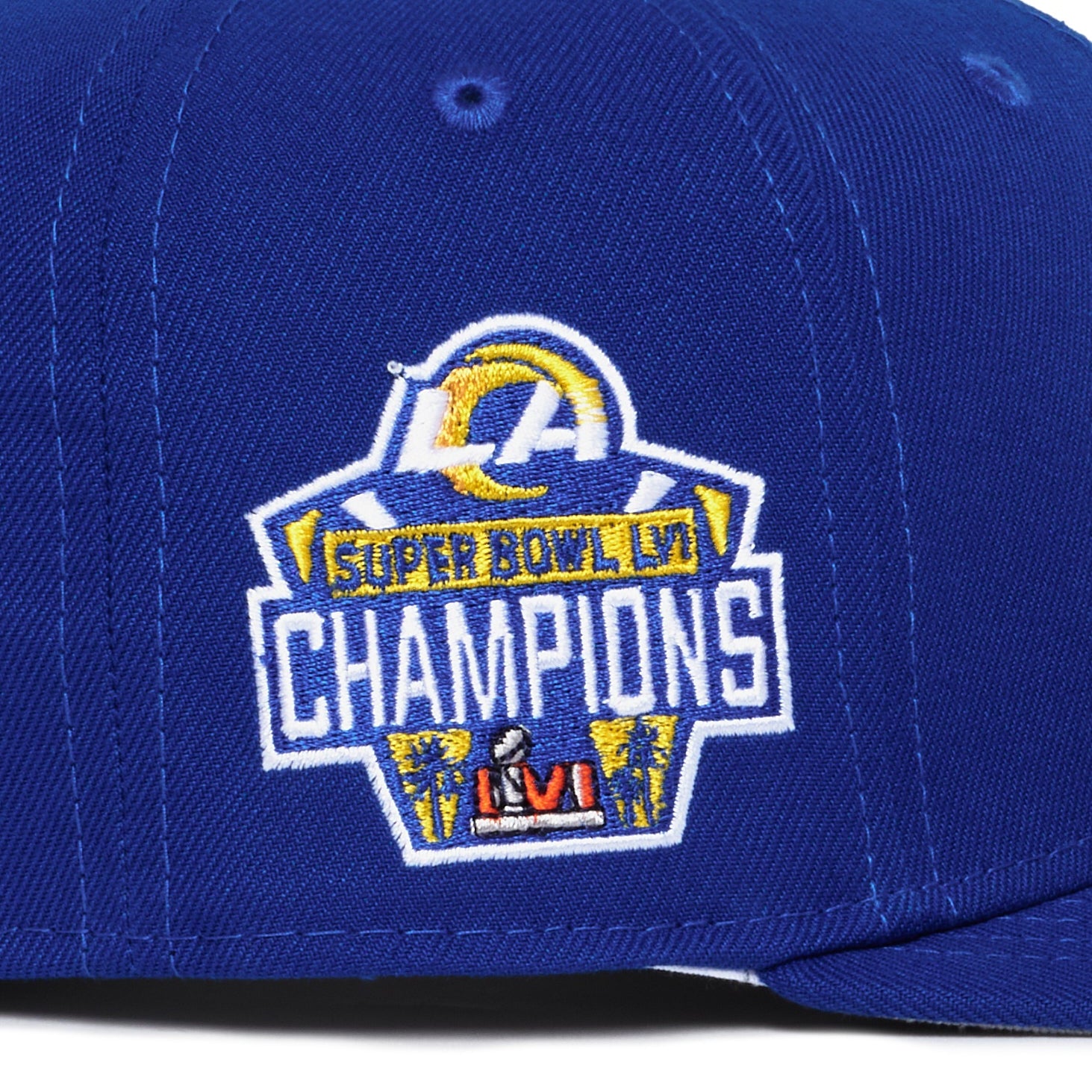 Los Angeles Rams Azure Blue Super Bowl 46 Champions