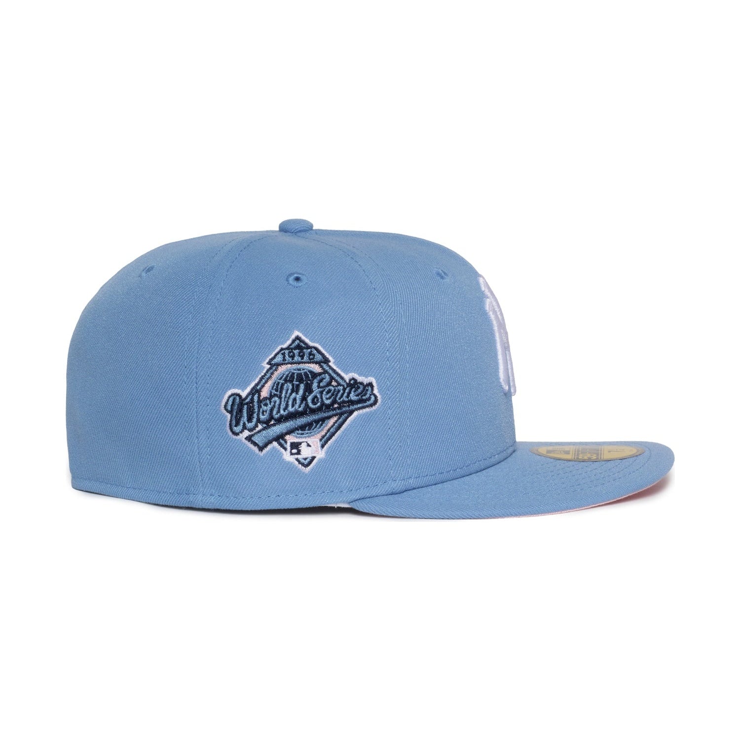 New York Yankees Sky Blue w/  Pink Heart Pink uv  1996 World Series