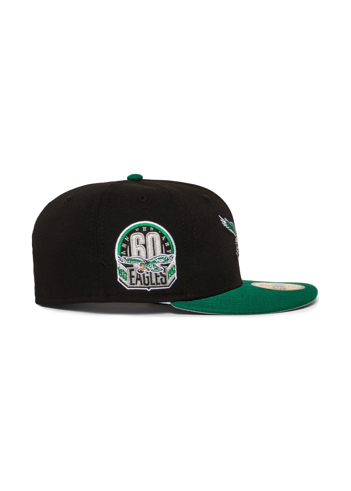 Philadelphia Eagles Black and Kelly Green 60Th Anniversary