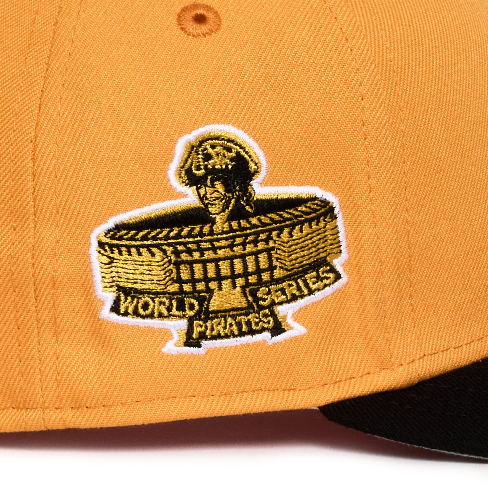 Pittsburgh Pirates AGold Yellow and Black Black Logo 1971 World Series