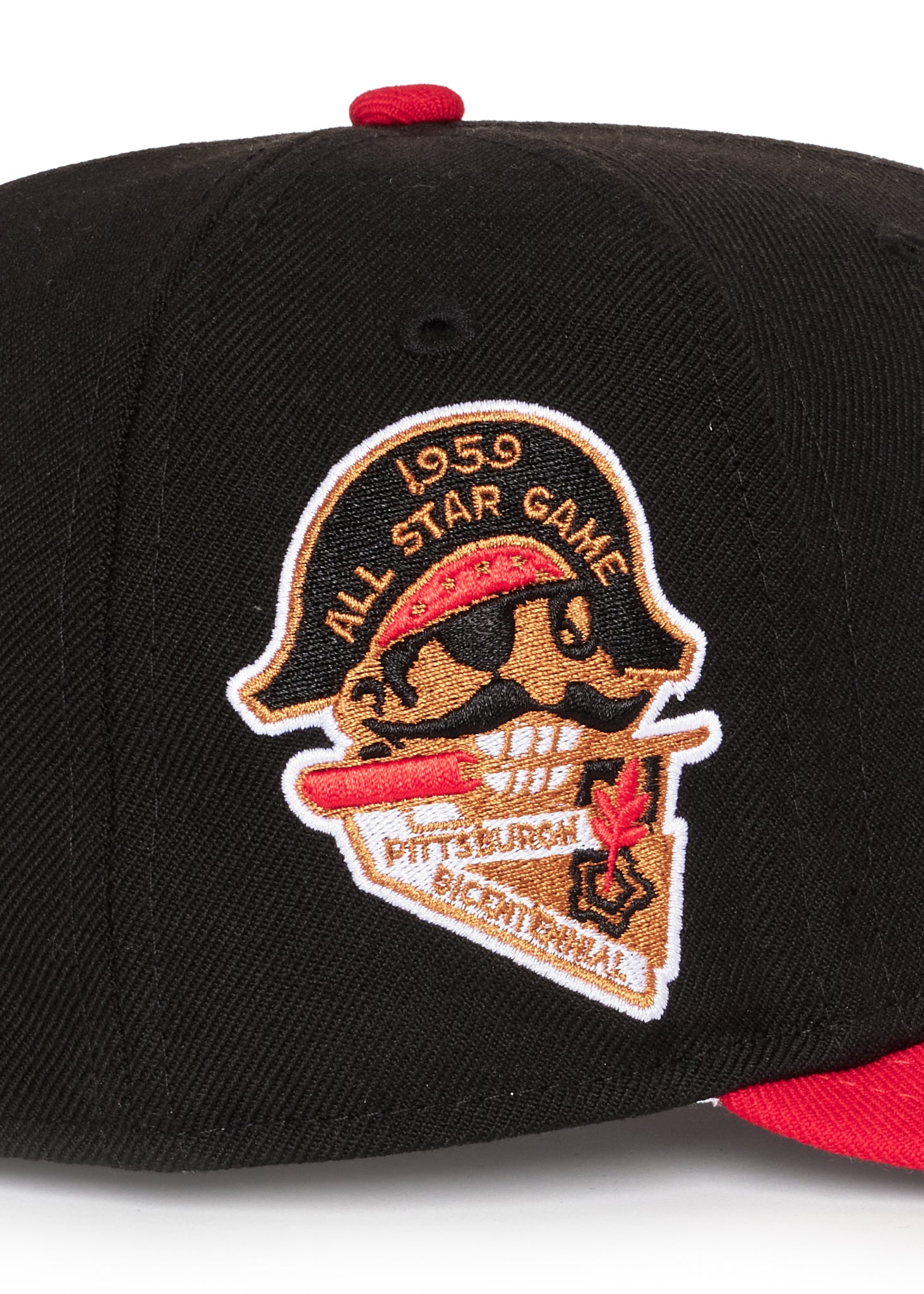 Pittsburgh Pirates 2 Tone Black and Red 1959 All Star Game