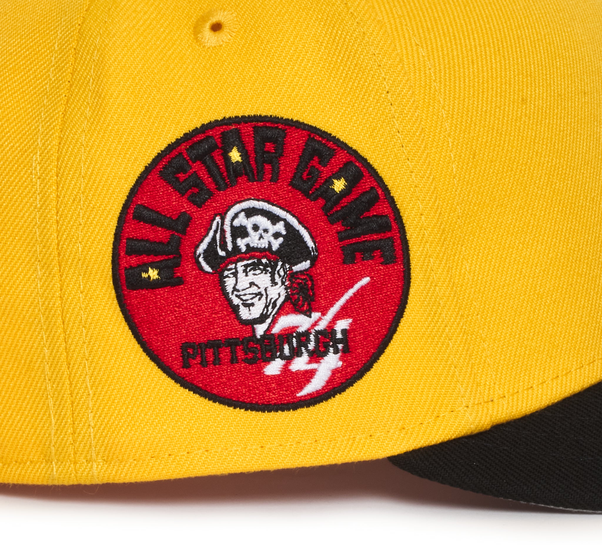 Pittsburgh Pirates AGold Yellow and Black Red Logo 1974 All Star Game