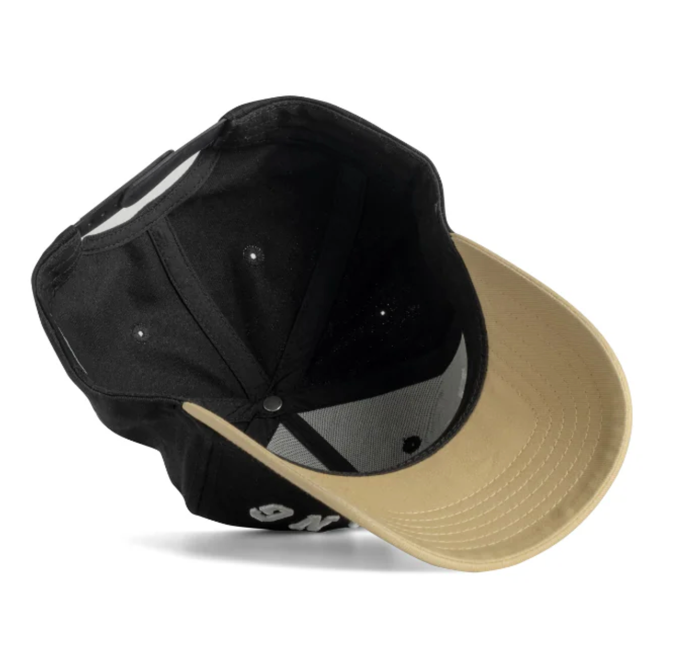 DAD GANG Script Black and Gold Trucker