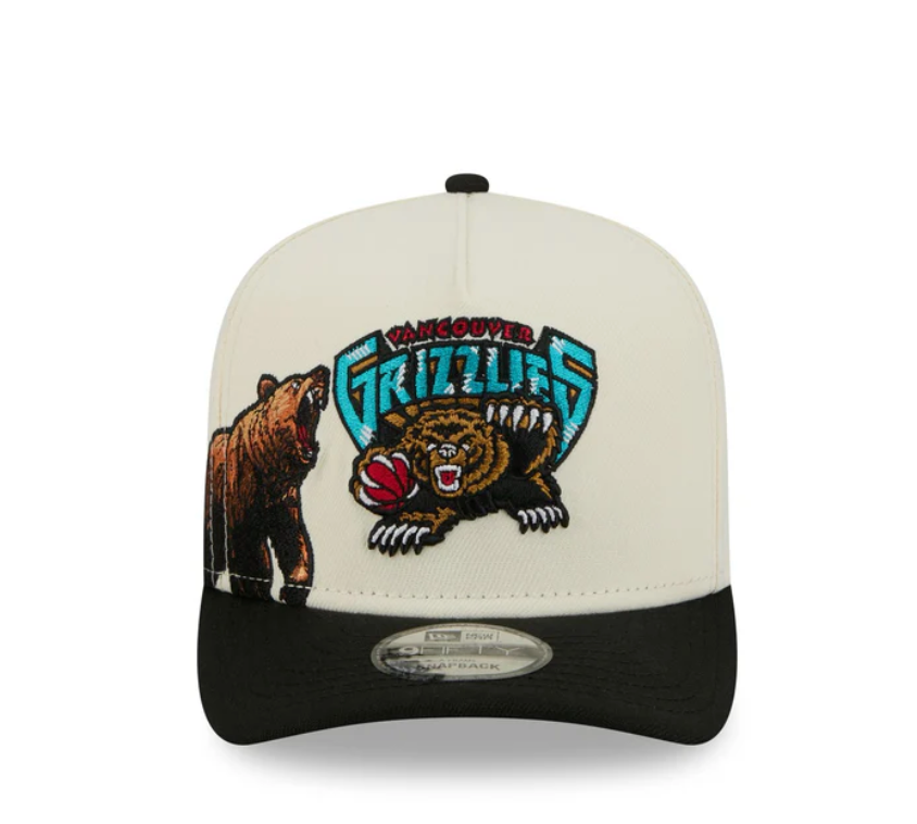 Memphis Grizzlies HWC Chrome White 9FIFTY A-Frame Snapback