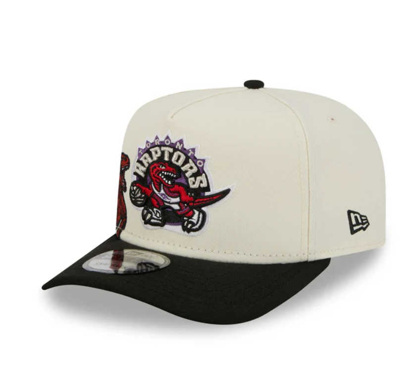 Toronto Raptors HWC Chrome White 9FIFTY A-Frame Snapback