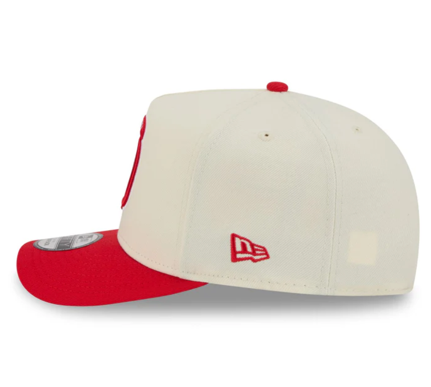 Houston Rockets HWC Chrome White 9FIFTY A-Frame Snapback