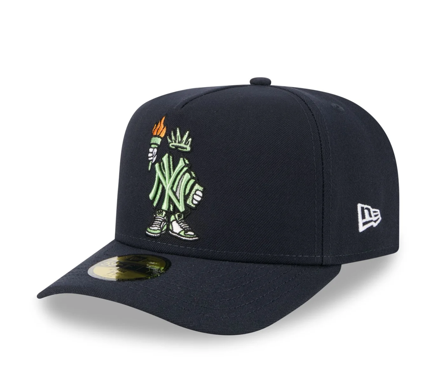 New York Yankees Navy Cartoon Liberty 950 Aframe Snap Back