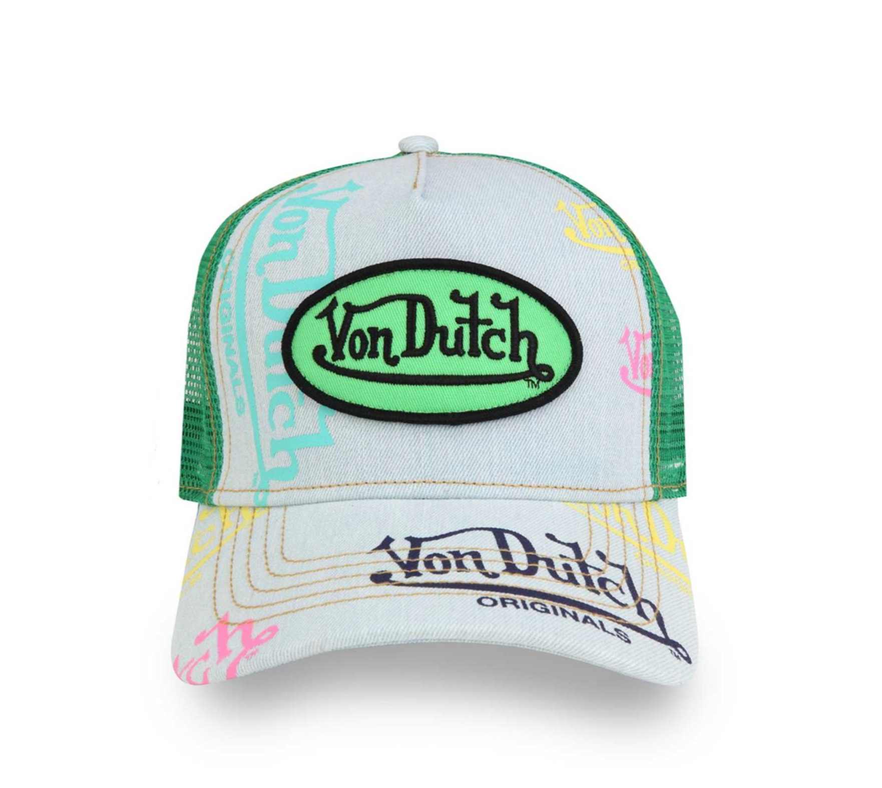 Von Dutch Green light Denim Trucker