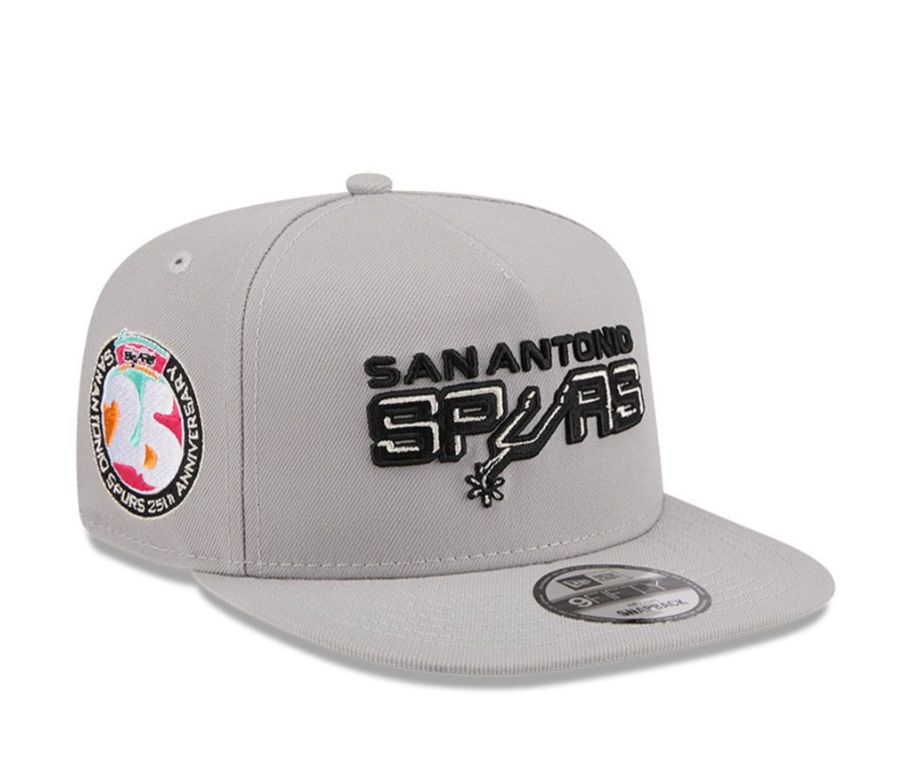 San Antonio Spurs Grey HWC AFrame 25Th Anniversary Snap Back