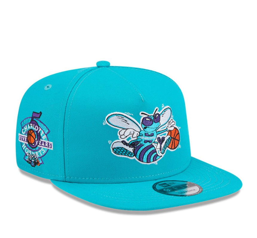 Charlotte Hornets Teal HWC AFrame 5 Year Anniversary Snap Back
