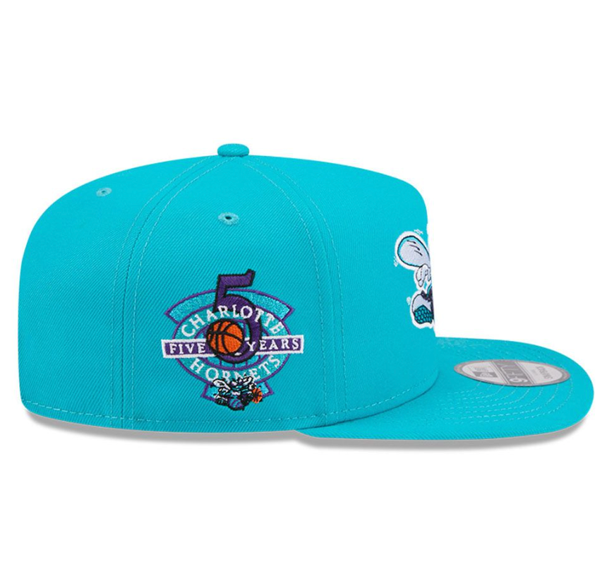 Charlotte Hornets Teal HWC AFrame 5 Year Anniversary Snap Back