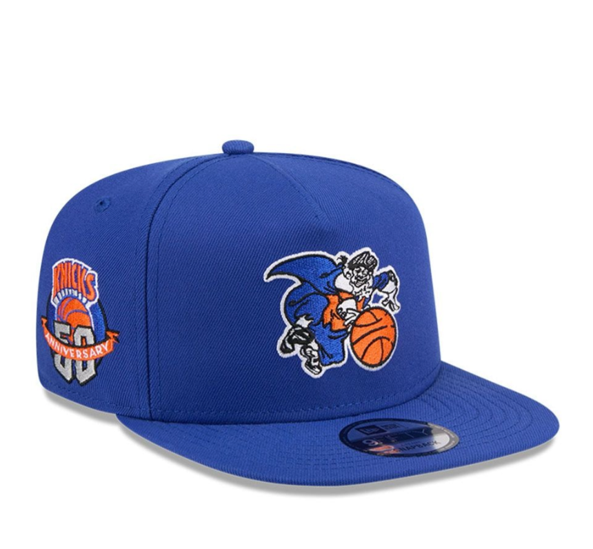 New York Knicks Royal HWC AFrame 50Th Anniversary Snap Back