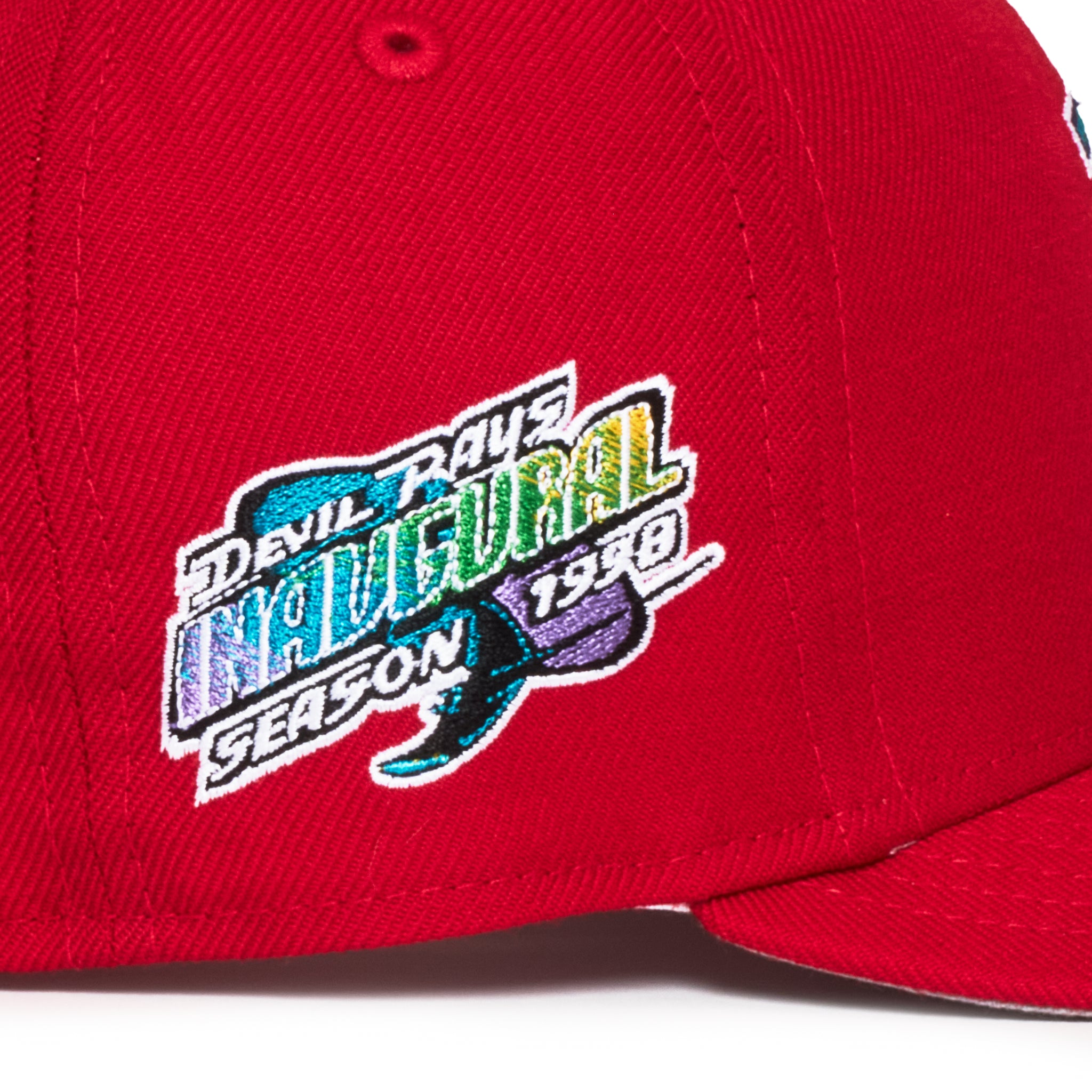 Tampa Bay Rays Red 1998 inaugural Season Grey uv