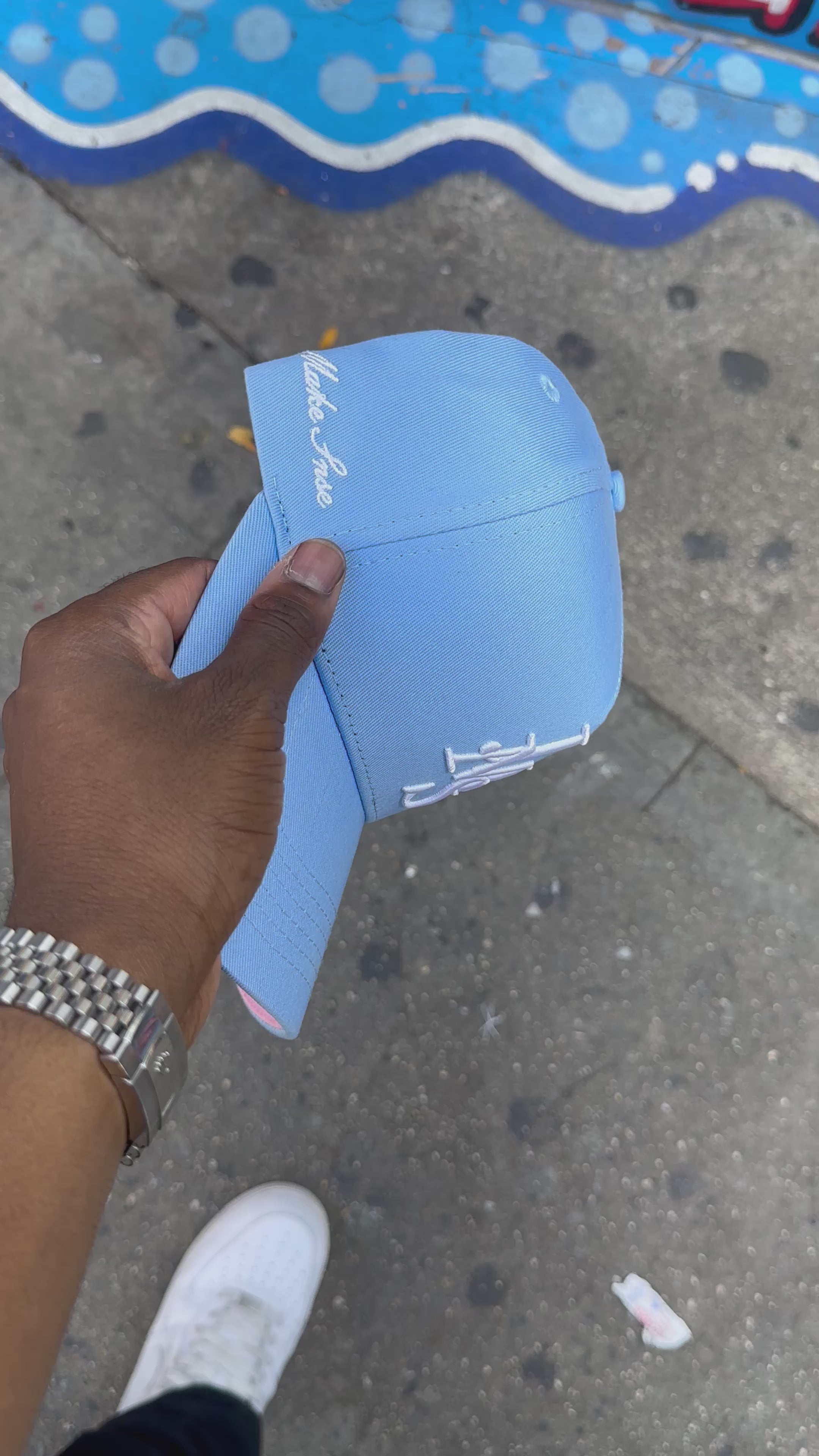 Just Make Sense “JMS” All Sky Blue SnapBack