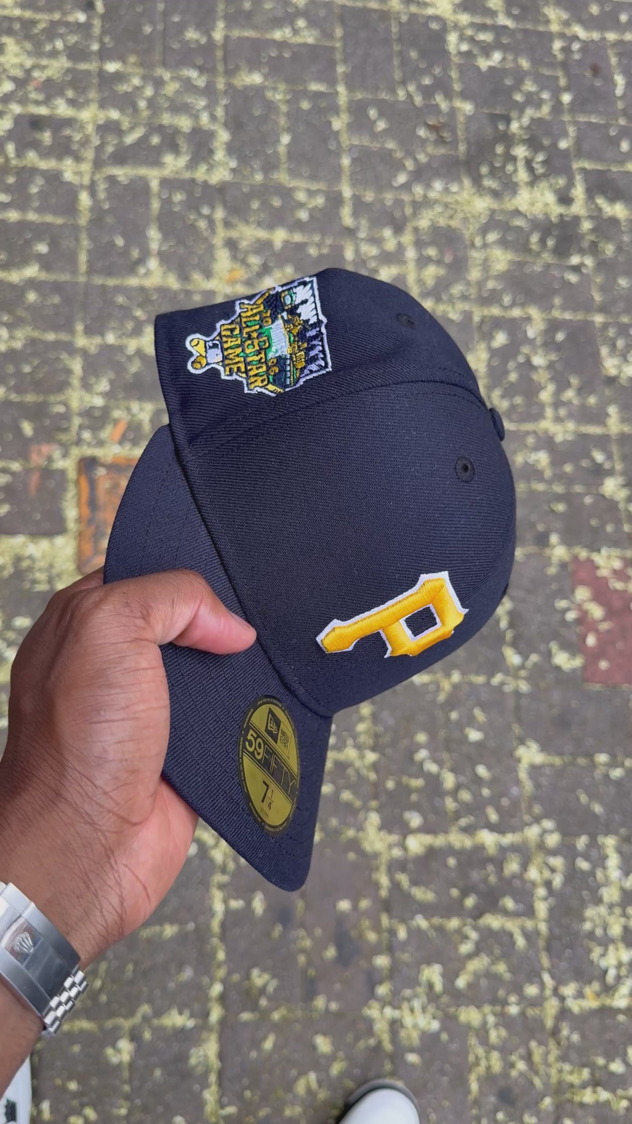 Pittsburgh Pirates All Navy Yellow Logo 2006 ASG
